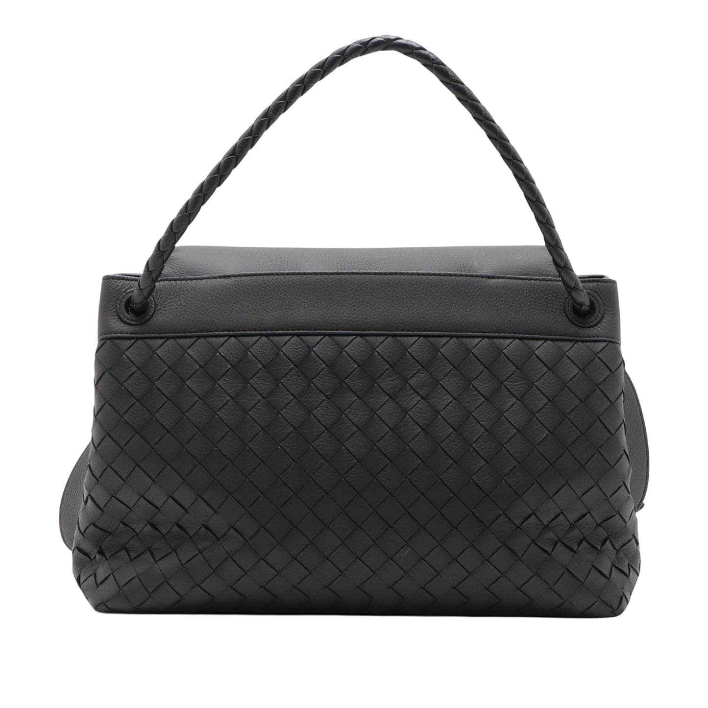 Bottega Veneta Large Calfskin Intrecciato Andiamo Satchel