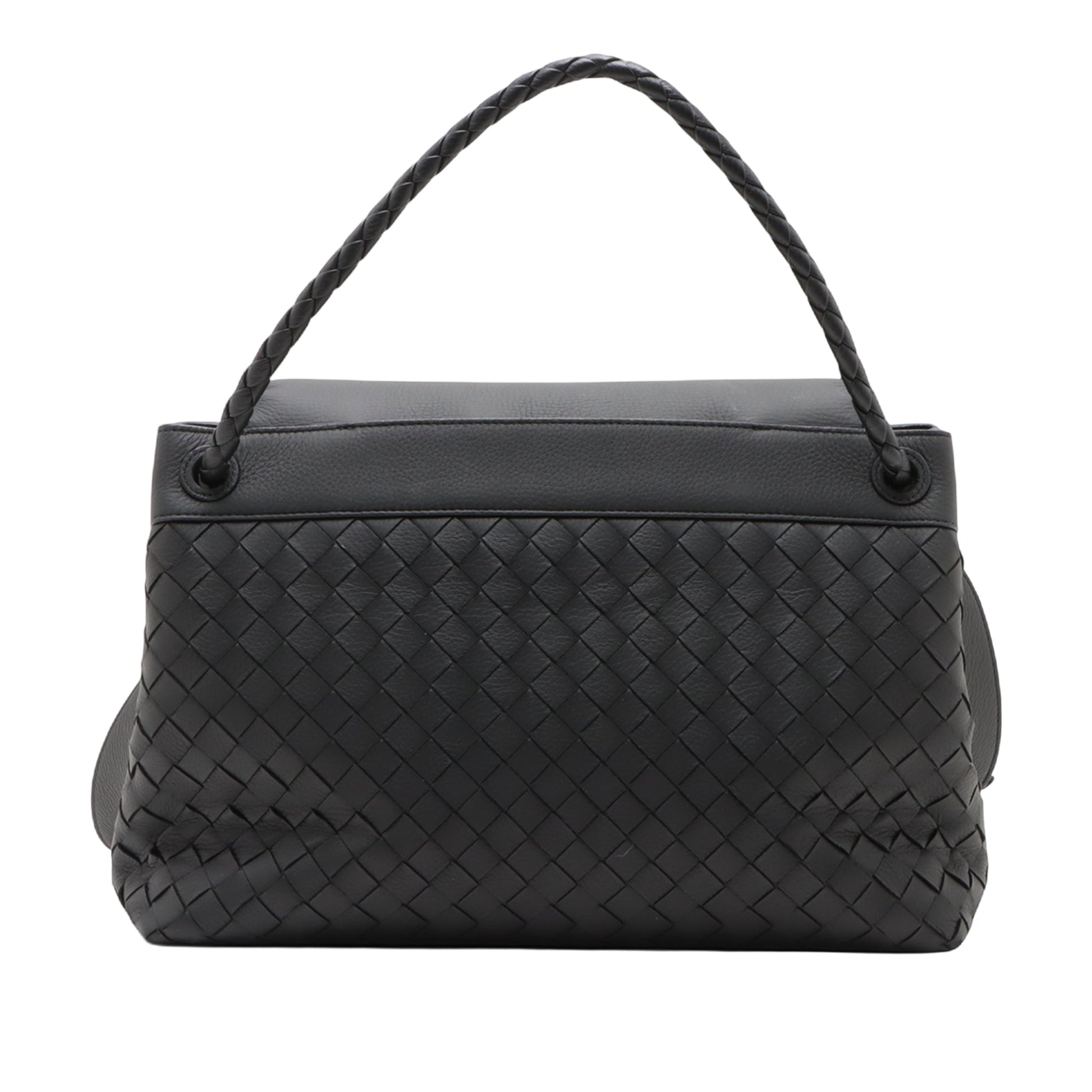 Bottega Veneta Large Calfskin Intrecciato Andiamo Satchel