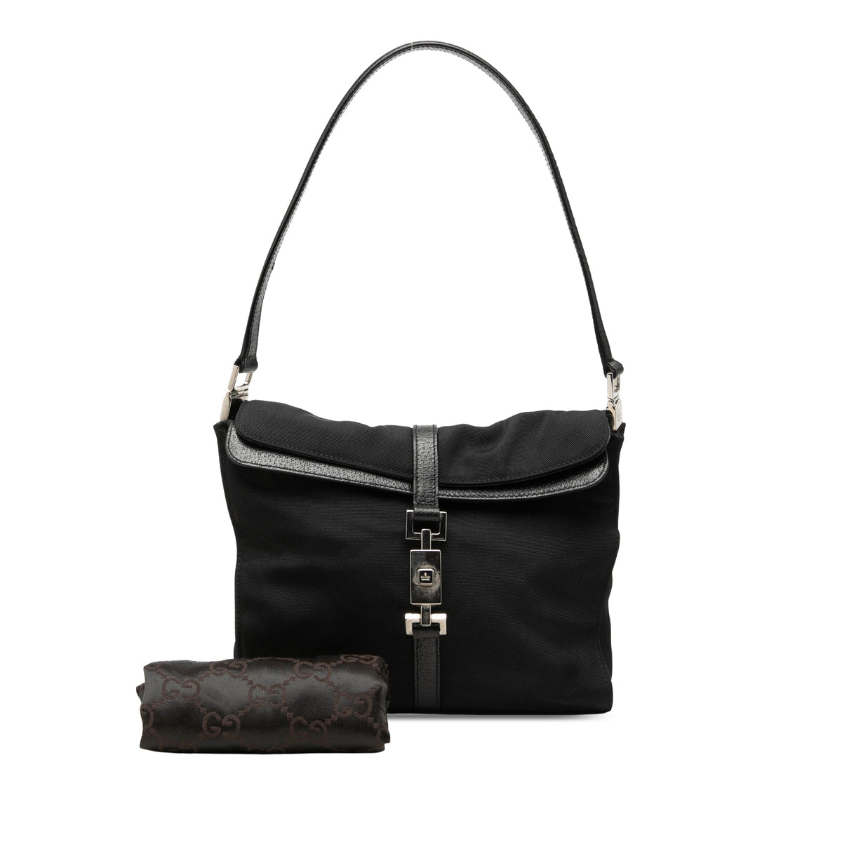 Gucci Canvas Jackie Shoulder Bag