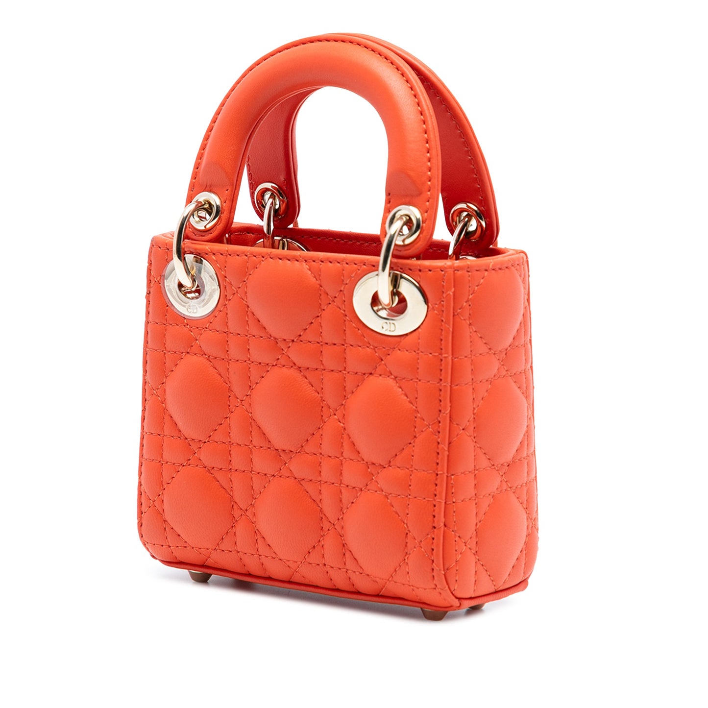 Dior Micro Lambskin Cannage Lady Dior