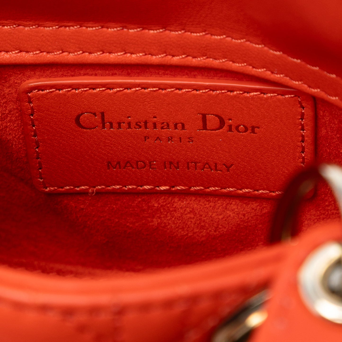 Dior Micro Lambskin Cannage Lady Dior