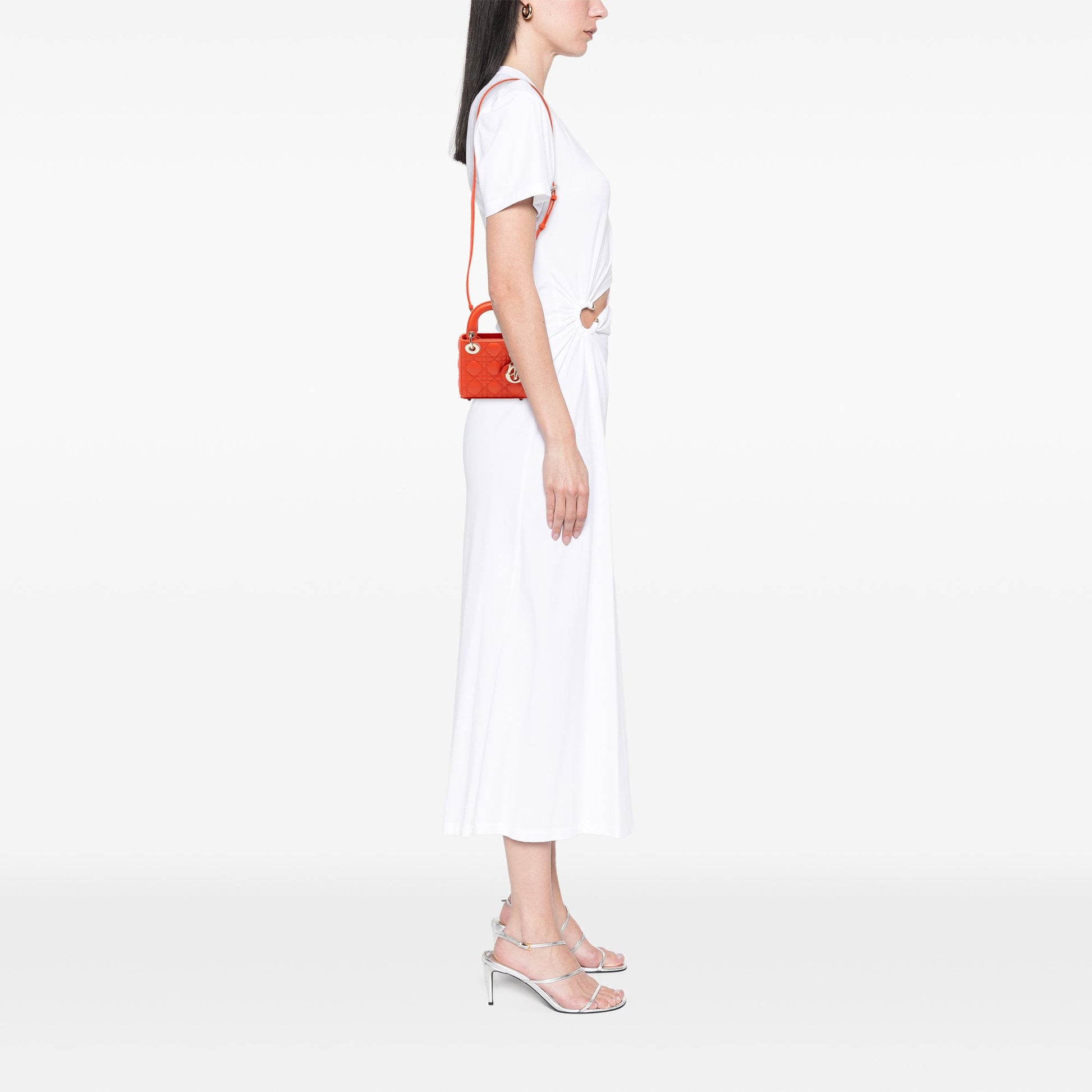 Dior Micro Lambskin Cannage Lady Dior