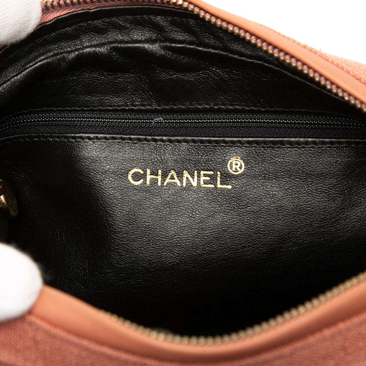 Chanel CC Quilted Linen Double Zip Camera Bag — Pink