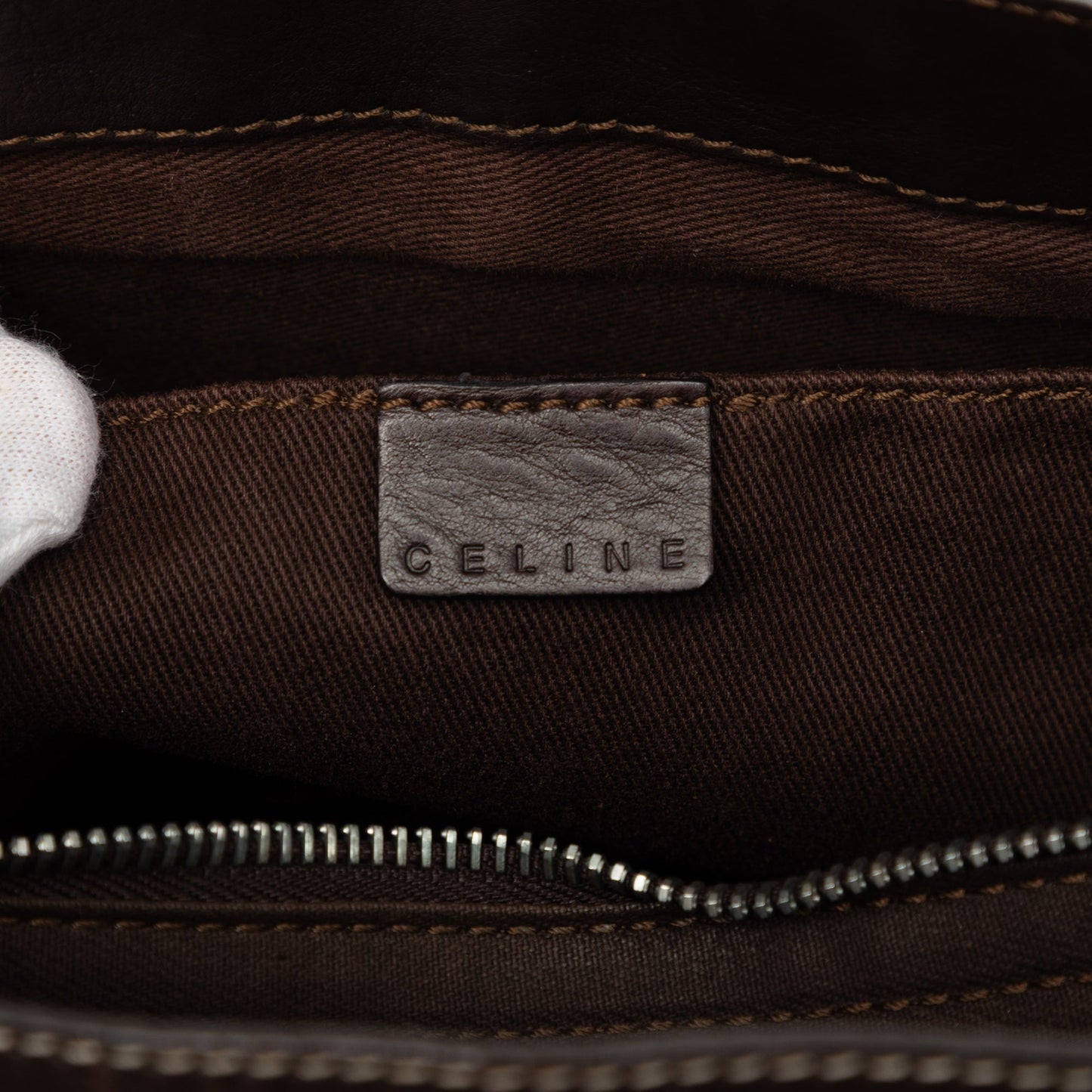 Celine Leather Boogie Handbag