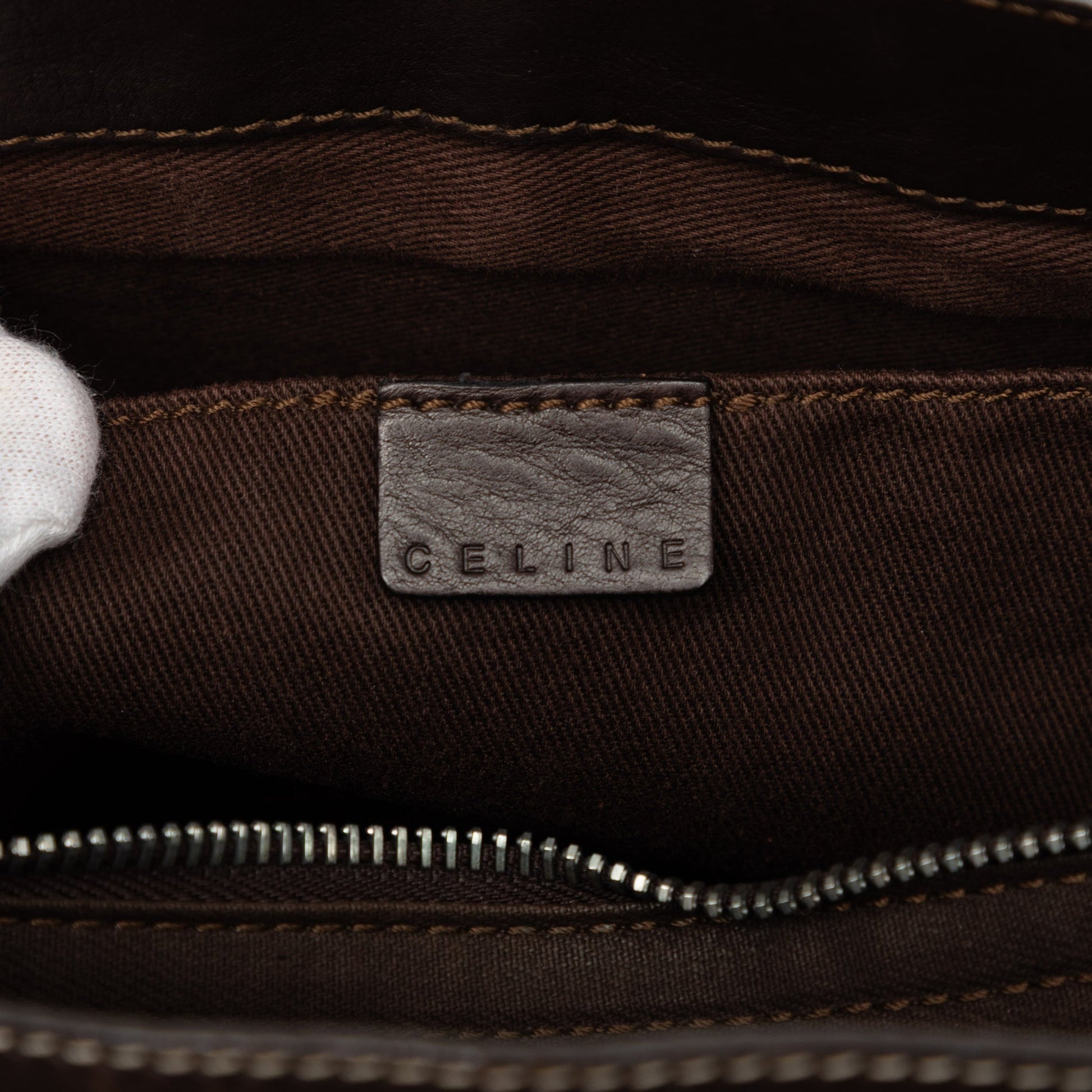 Celine Leather Boogie Handbag
