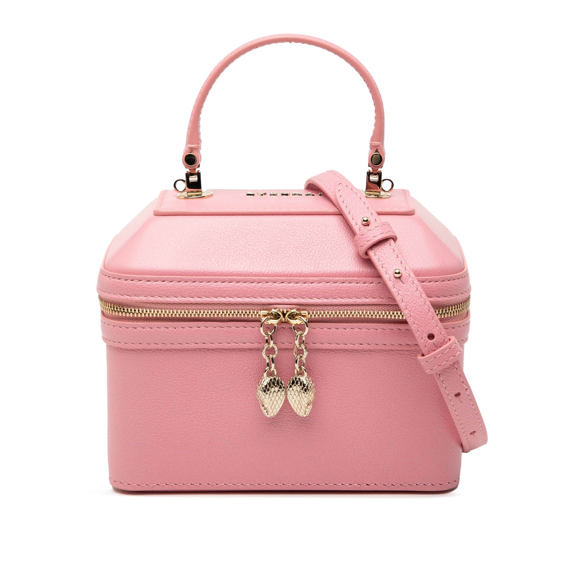 Bvlgari Leather Serpenti Forever Vanity Bag