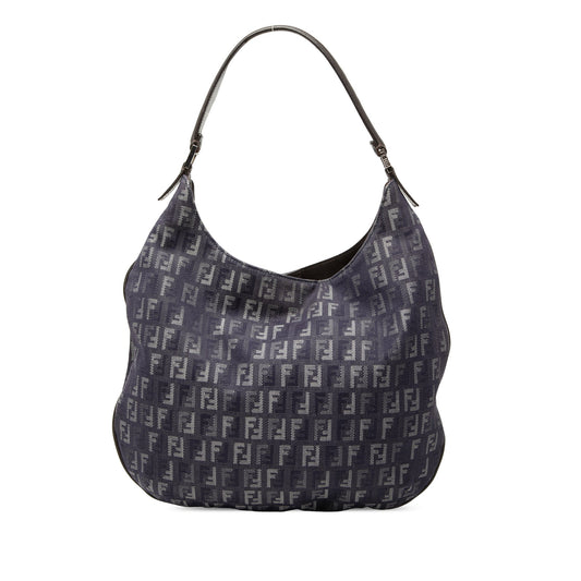 Fendi Zucchino Denim Hobo Bag