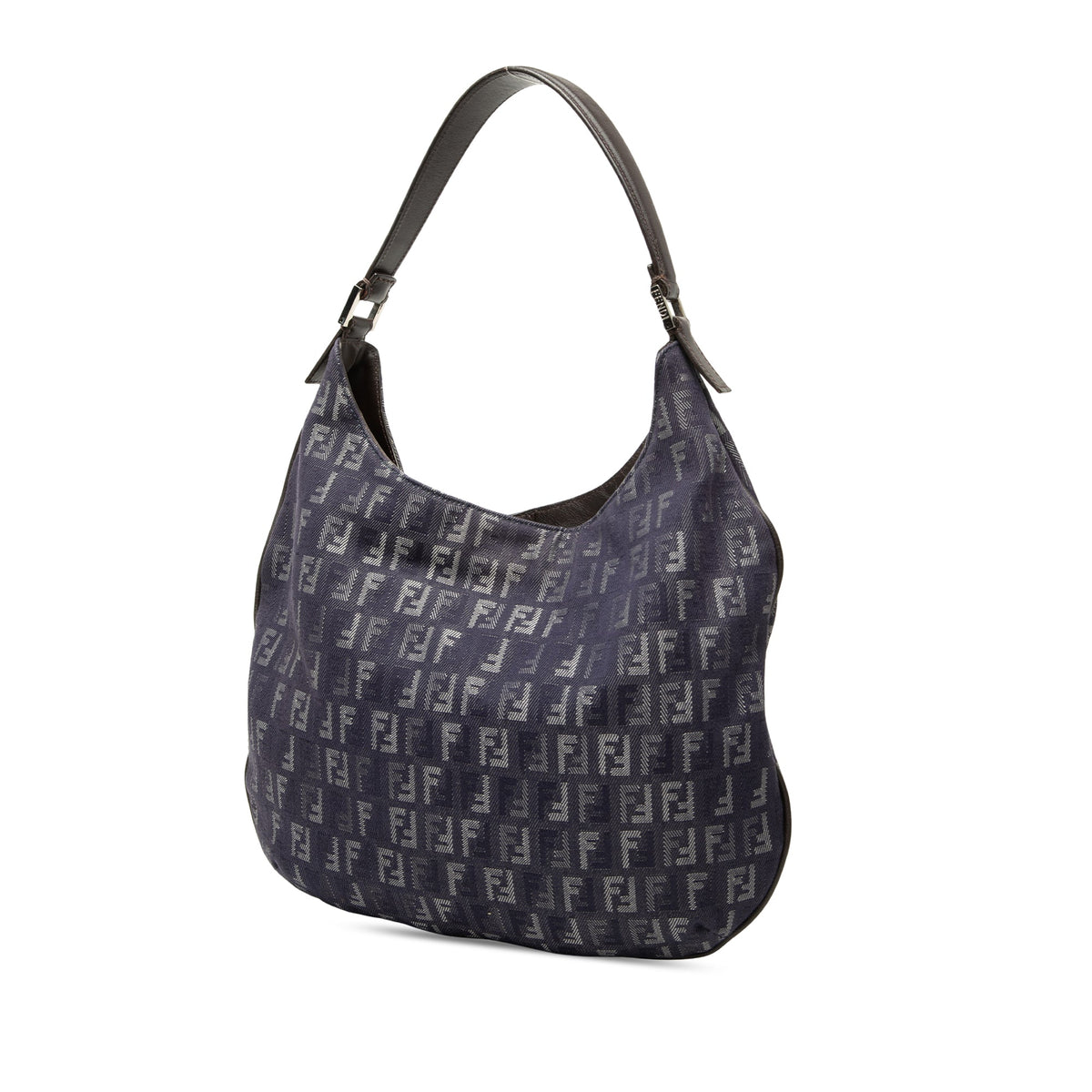 Fendi Zucchino Denim Hobo Bag
