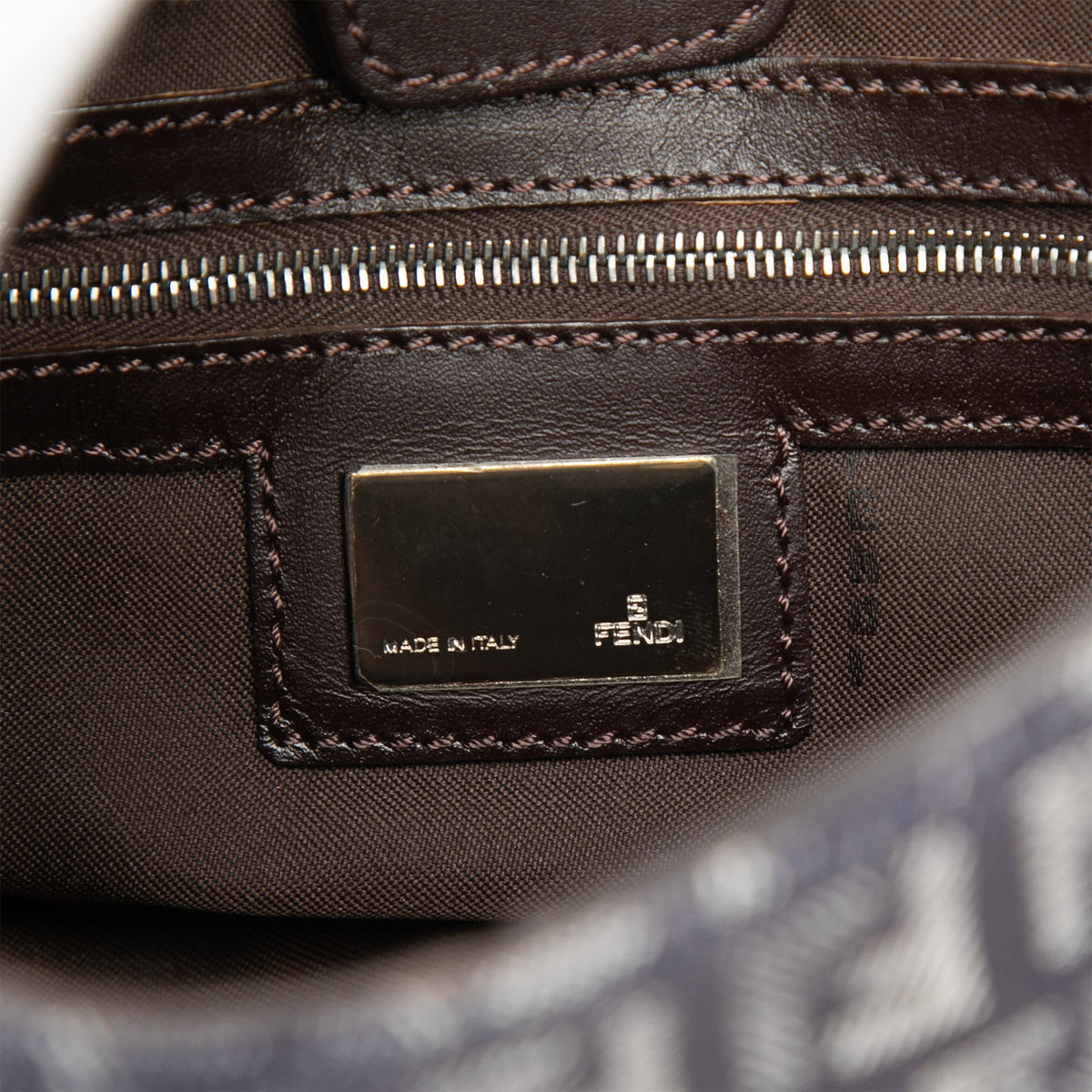 Fendi Zucchino Denim Hobo Bag