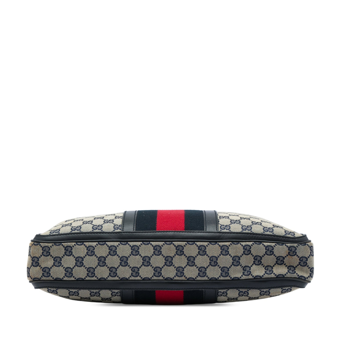 Gucci GG Canvas Web Briefcase — Beige