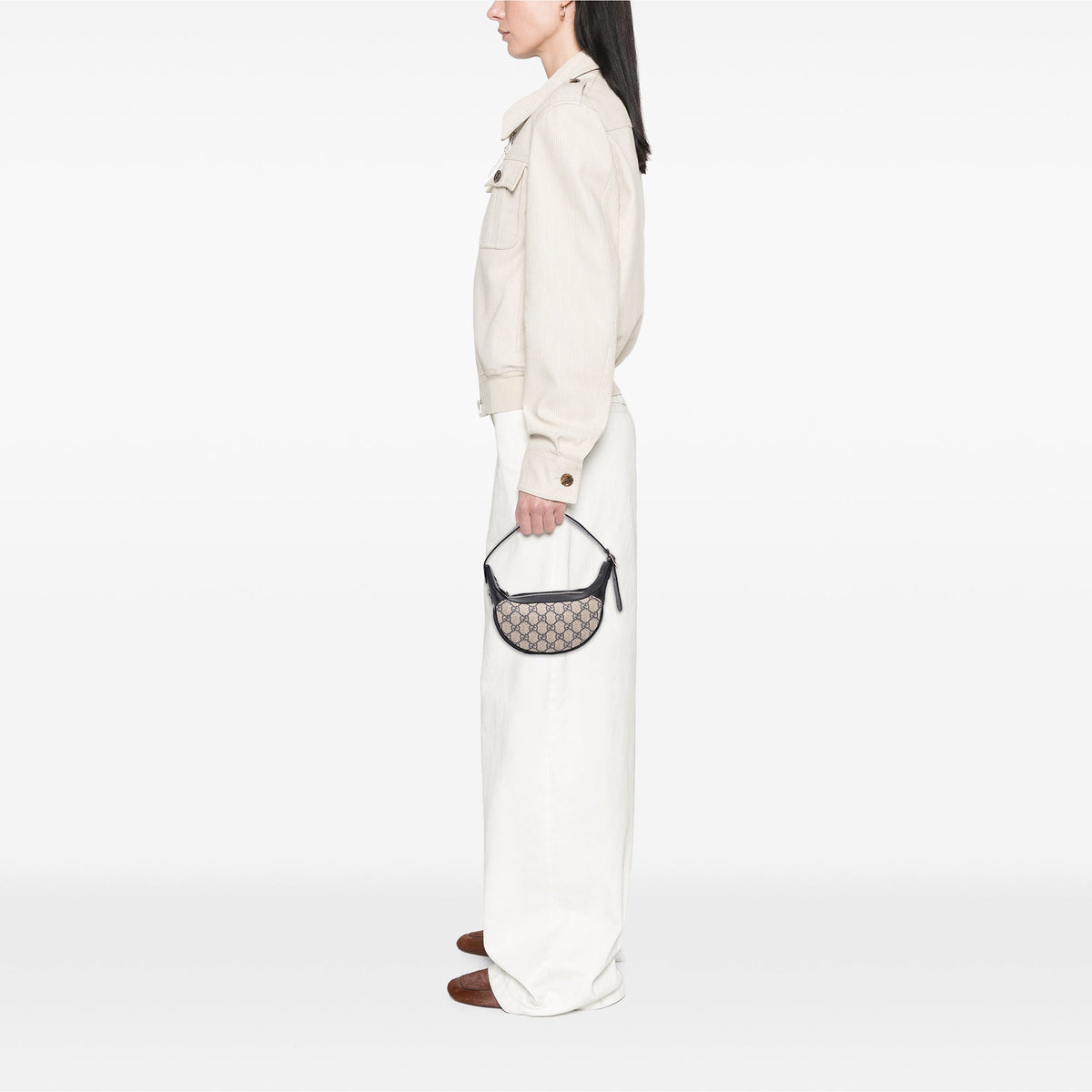 Gucci Mini GG Supreme Web Ophidia Shoulder Bag