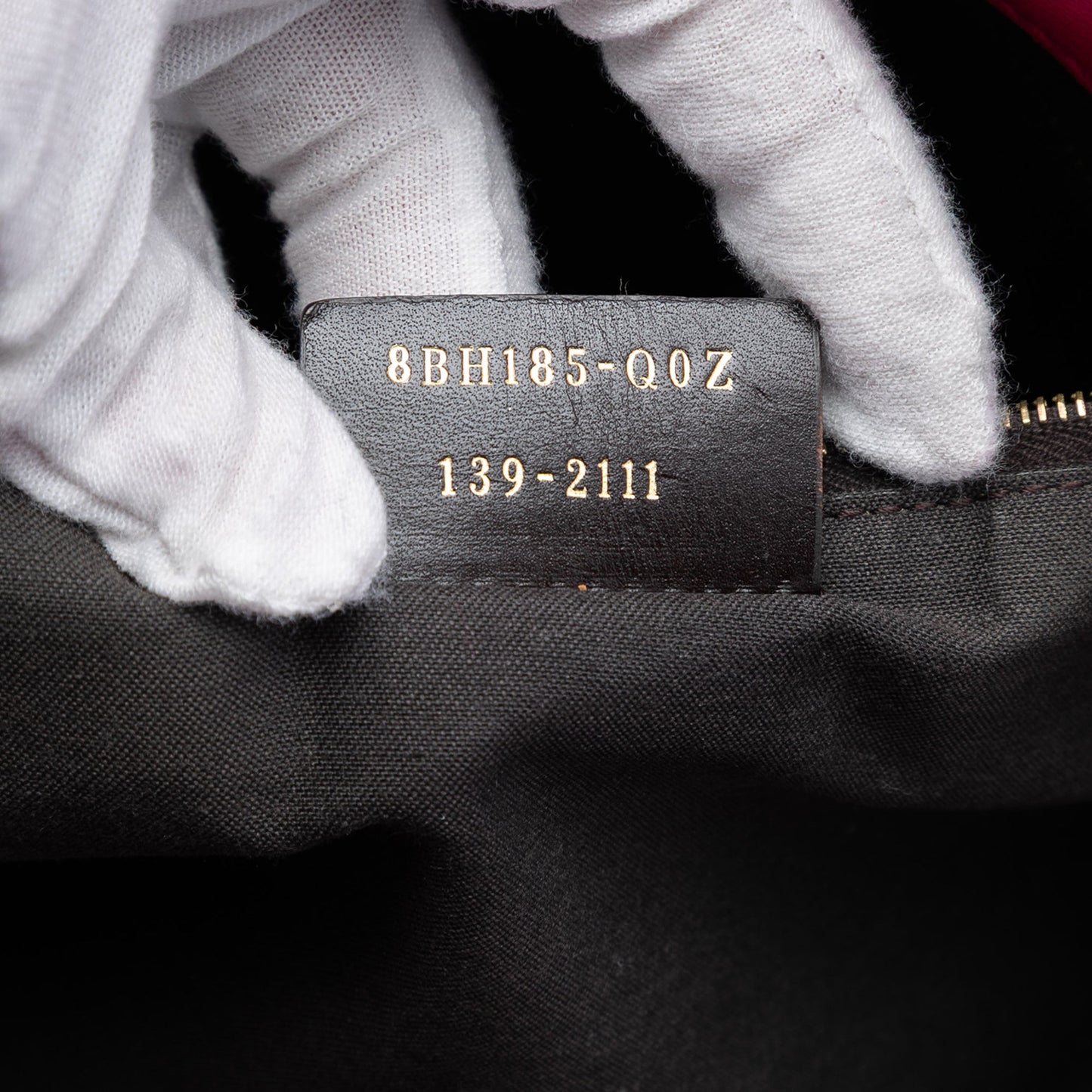 Fendi Medium Pequin Canvas Roll Tote