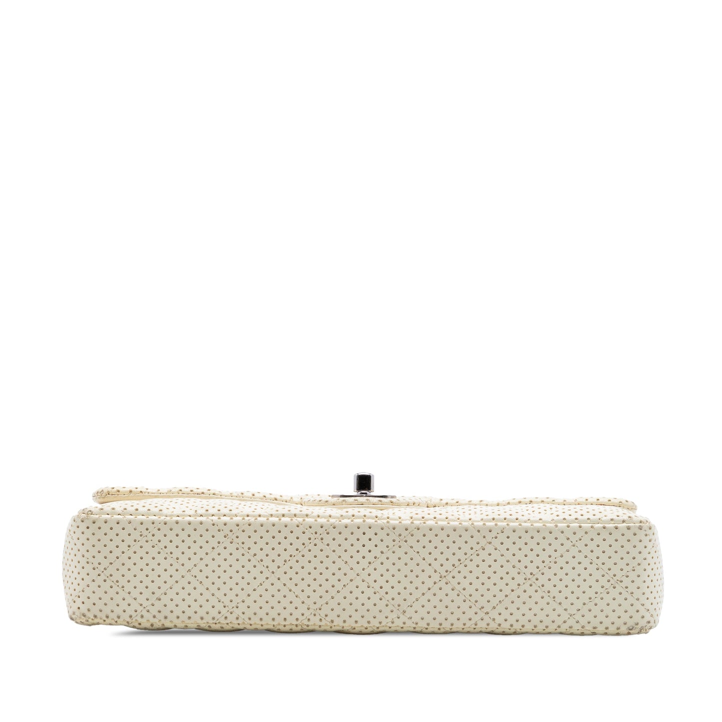 Chanel Classic Perforated Lambskin East West Flap