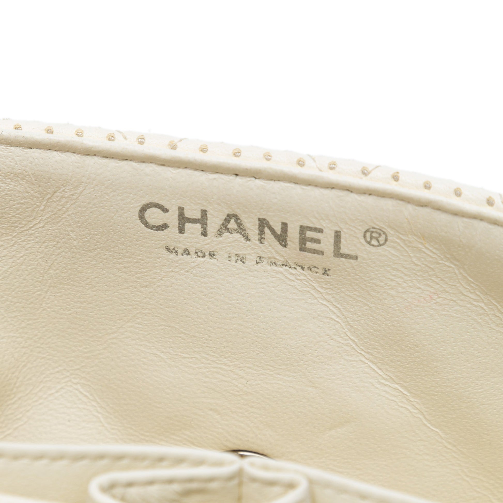Chanel Classic Perforated Lambskin East West Flap