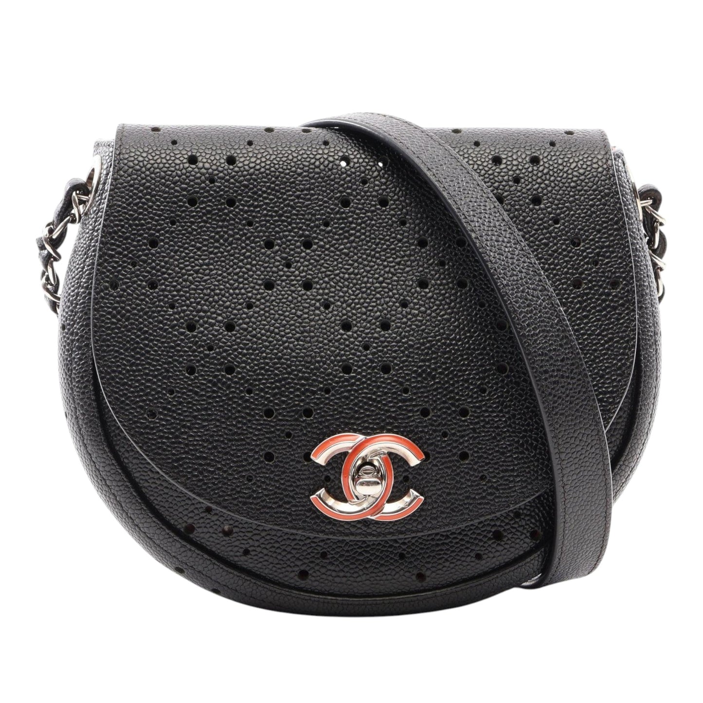 Chanel Caviar Coco Eyelets Flap
