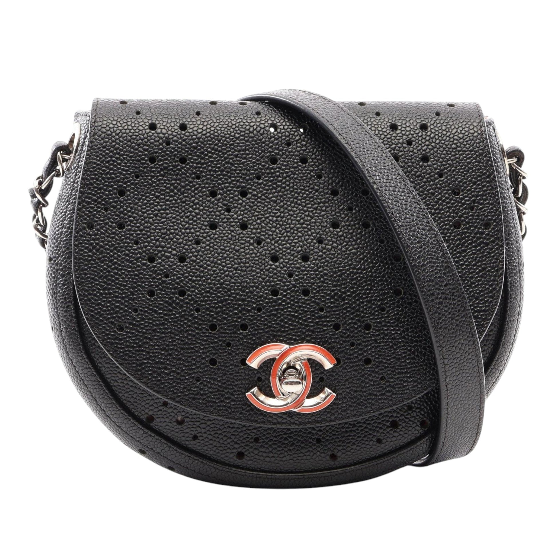 Chanel Caviar Coco Eyelets Flap
