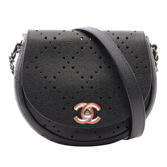 Chanel Caviar Coco Eyelets Flap