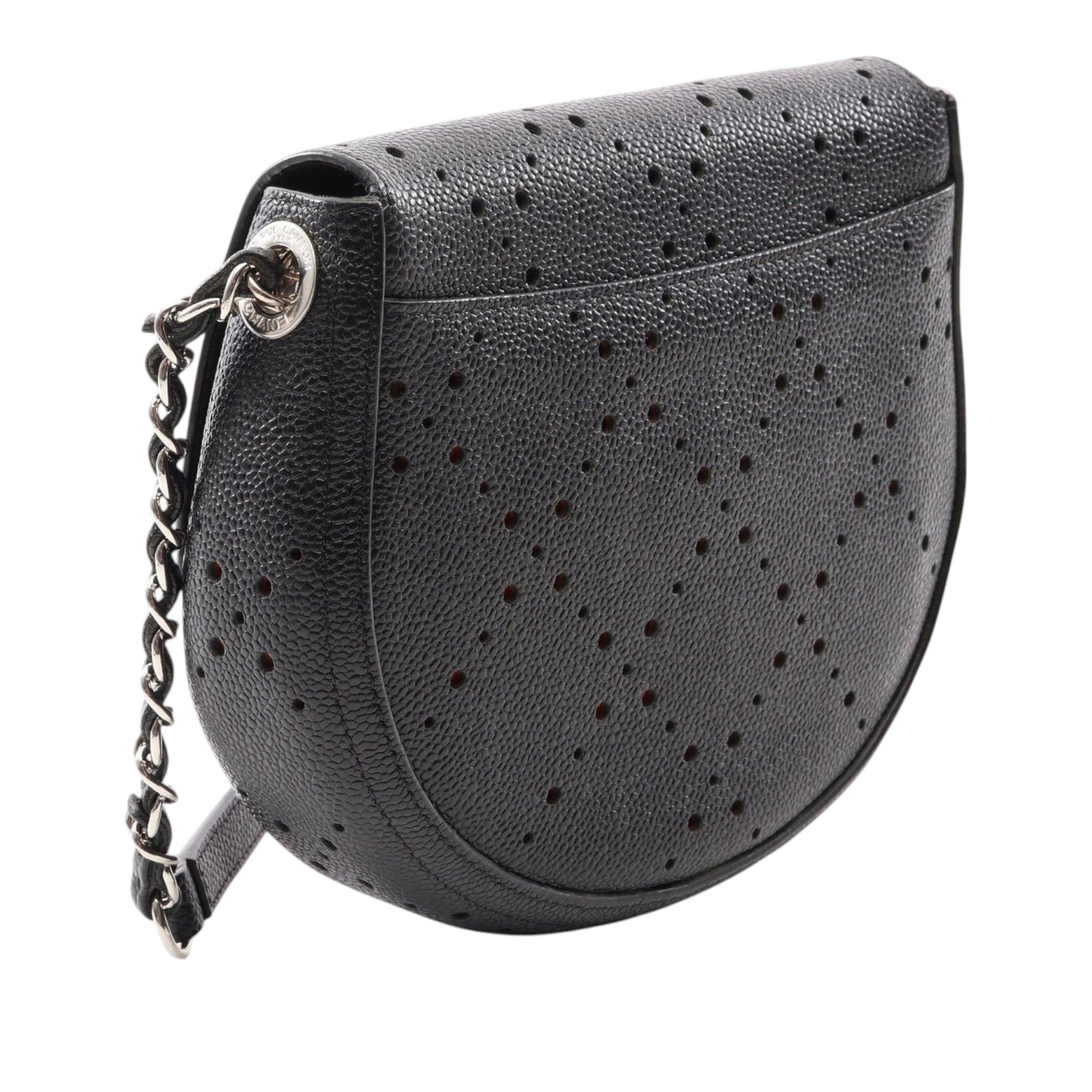Chanel Caviar Coco Eyelets Flap