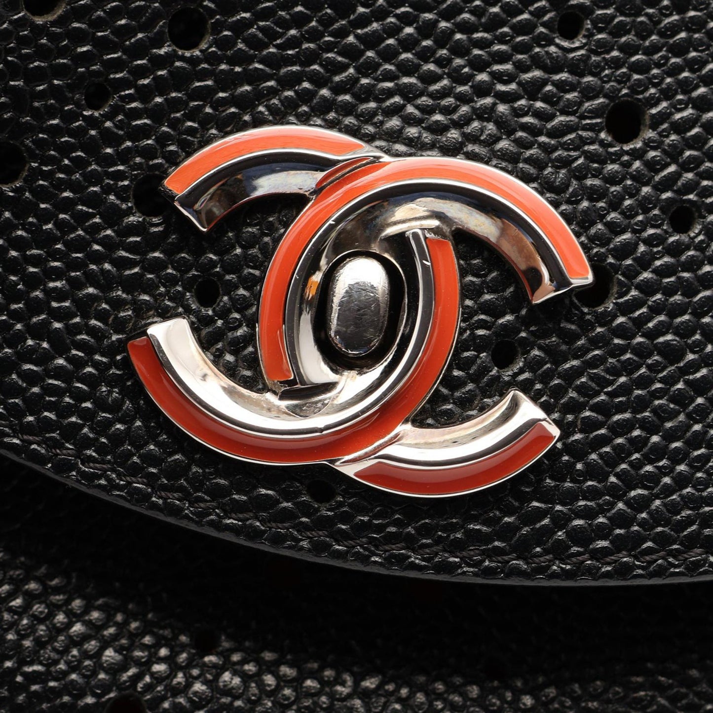 Chanel Caviar Coco Eyelets Flap