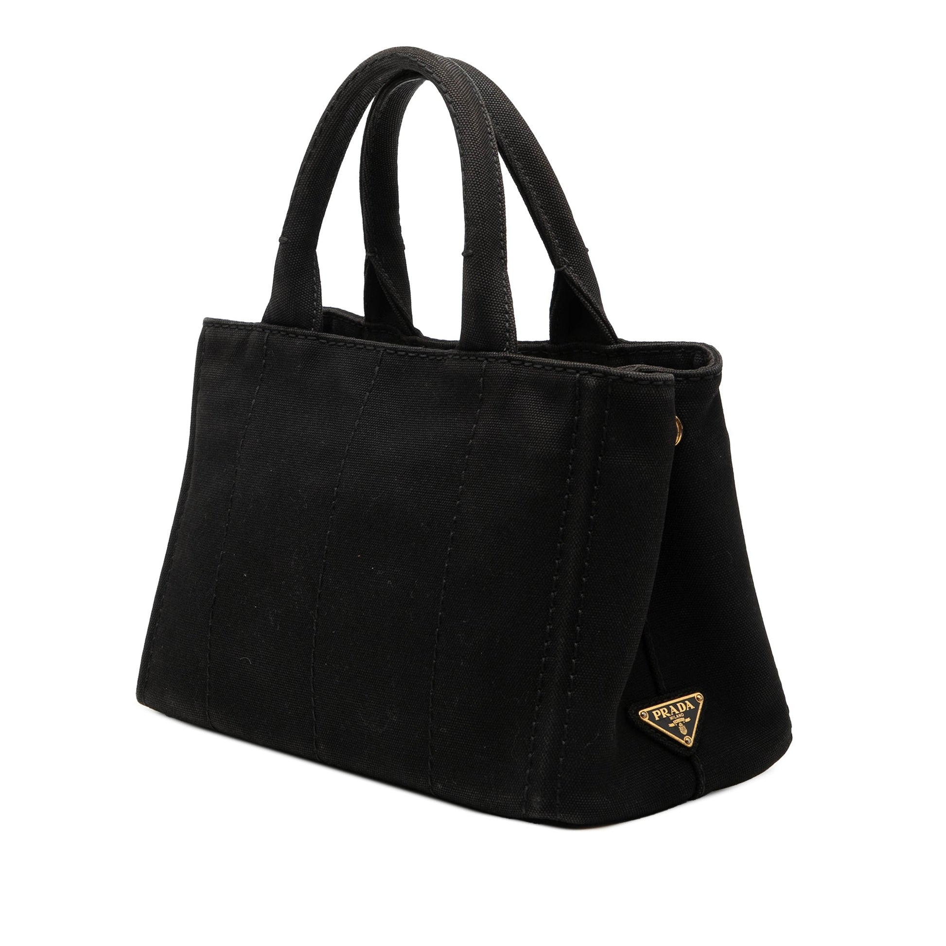 Prada Small Canvas Canapa Logo Satchel
