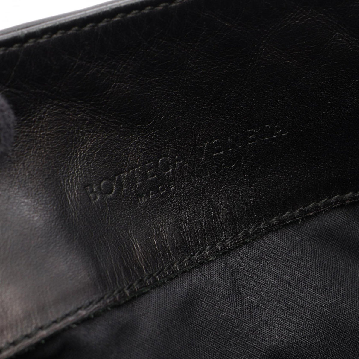 Bottega Veneta Intrecciato Crossbody — Black