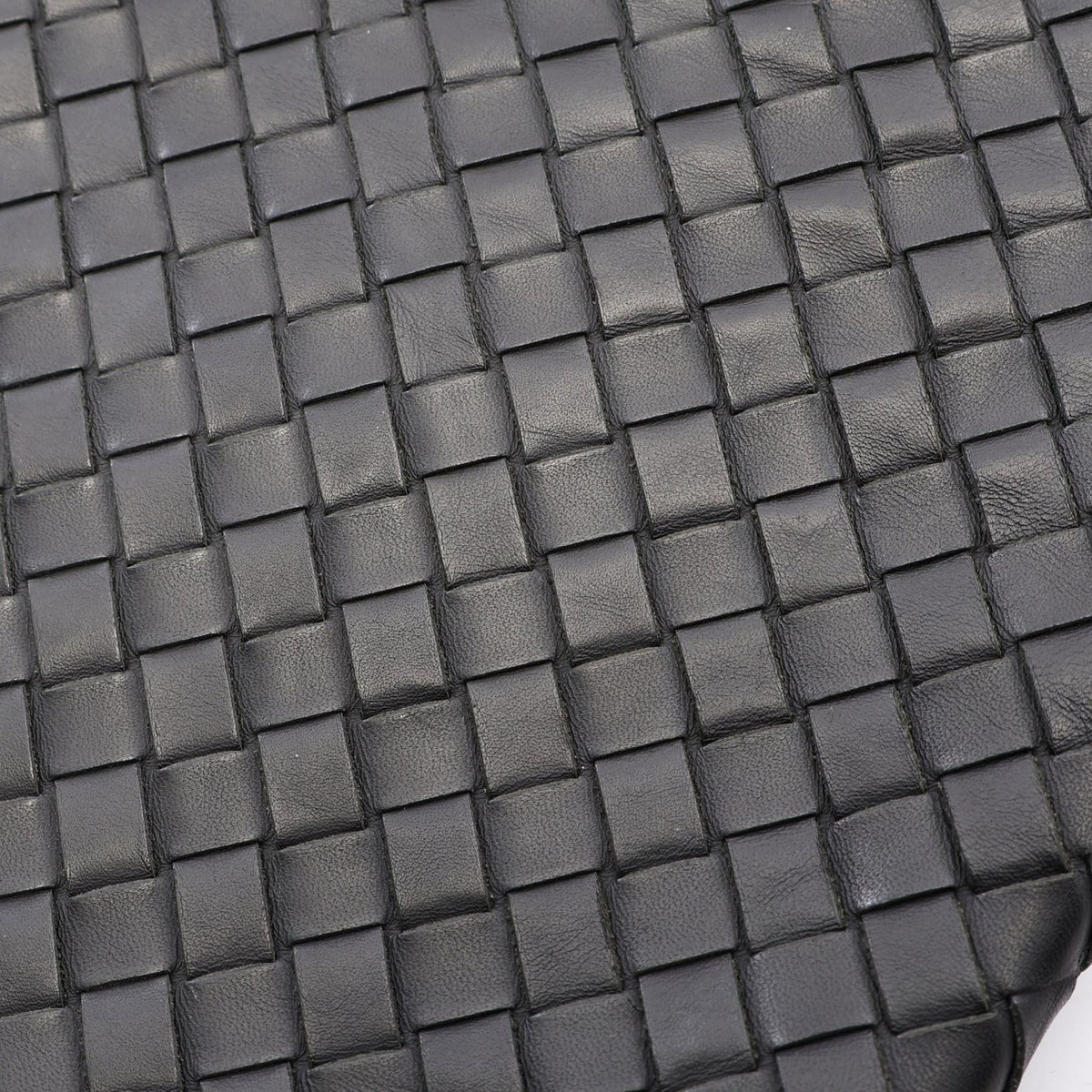 Bottega Veneta Intrecciato Crossbody — Black