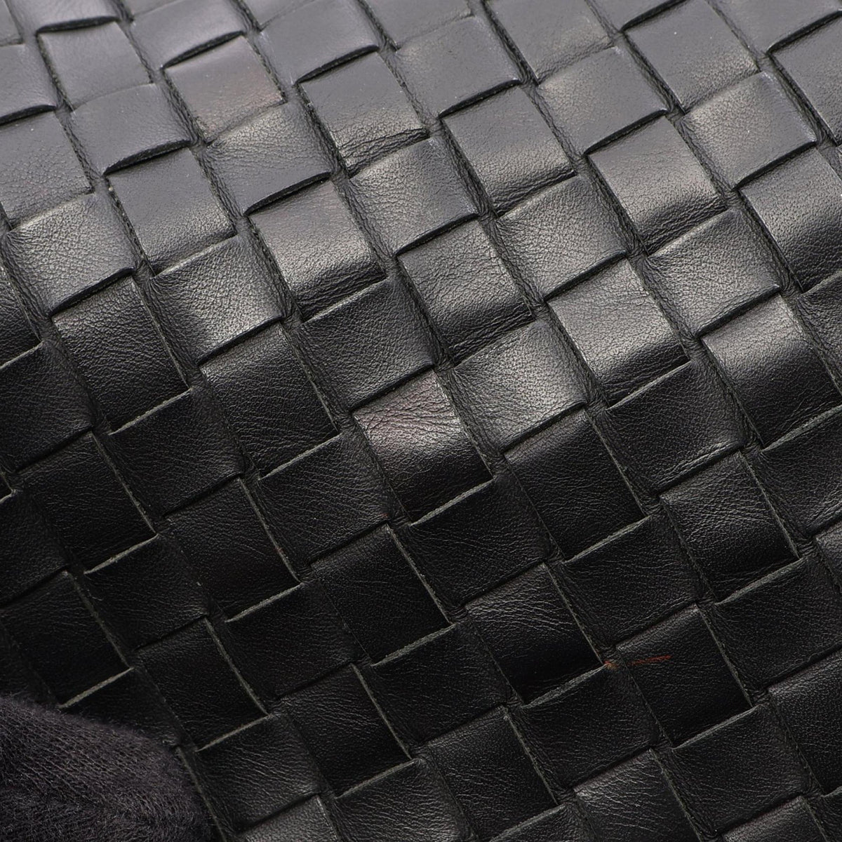Bottega Veneta Intrecciato Crossbody — Black