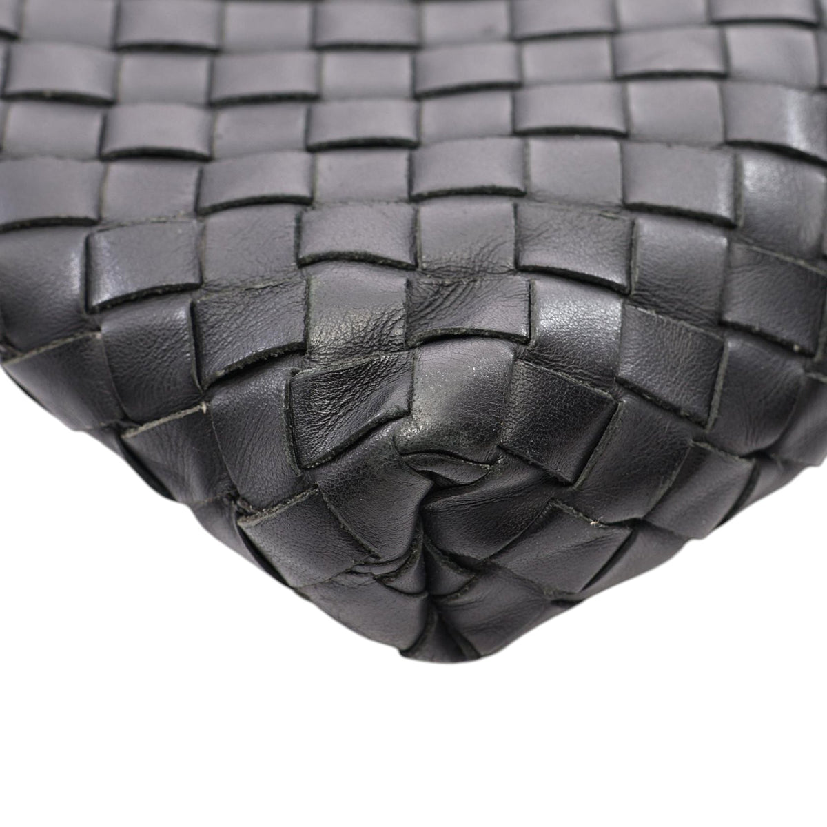 Bottega Veneta Intrecciato Crossbody — Black