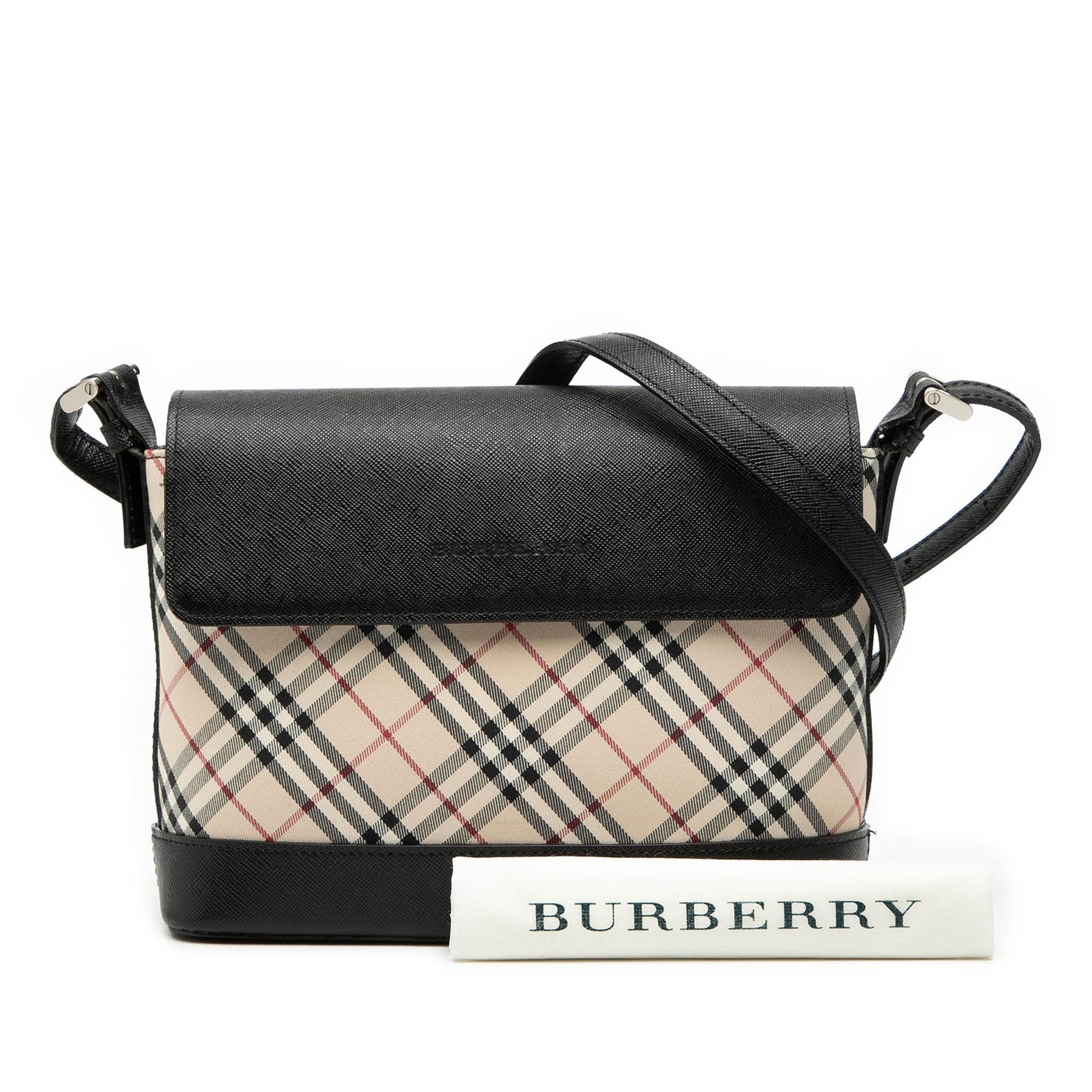 Burberry Nova Check Canvas Crossbody
