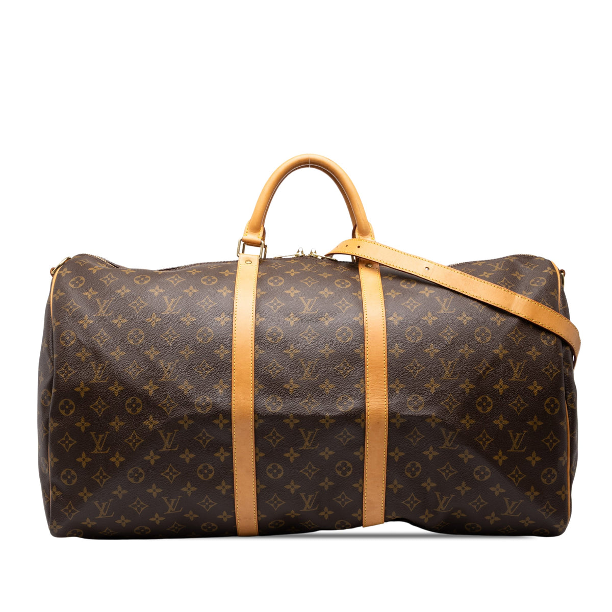 Louis Vuitton Monogram Keepall Bandouliere 60 — Brown
