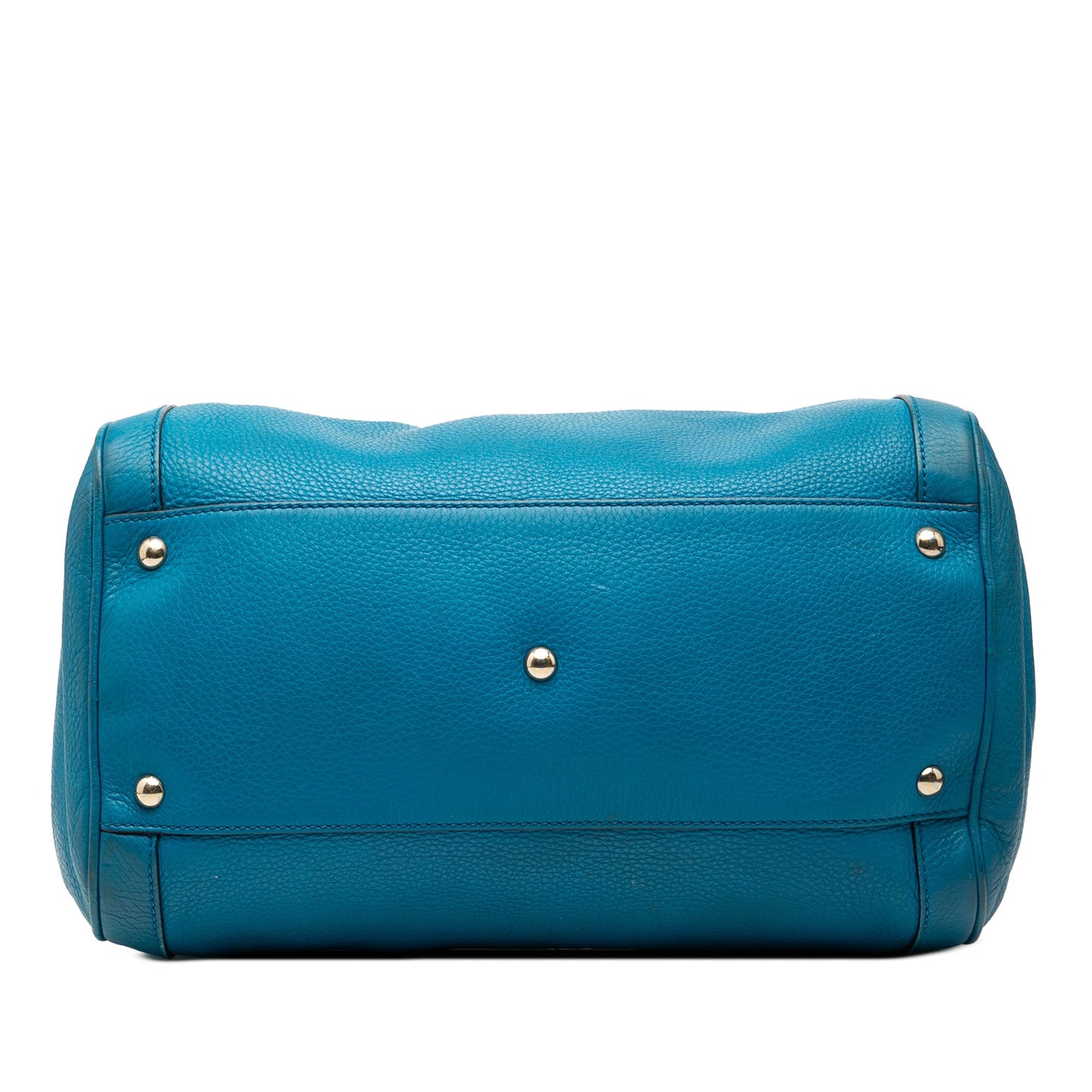 Gucci Medium Pebbled Calfskin Soho Boston Bag