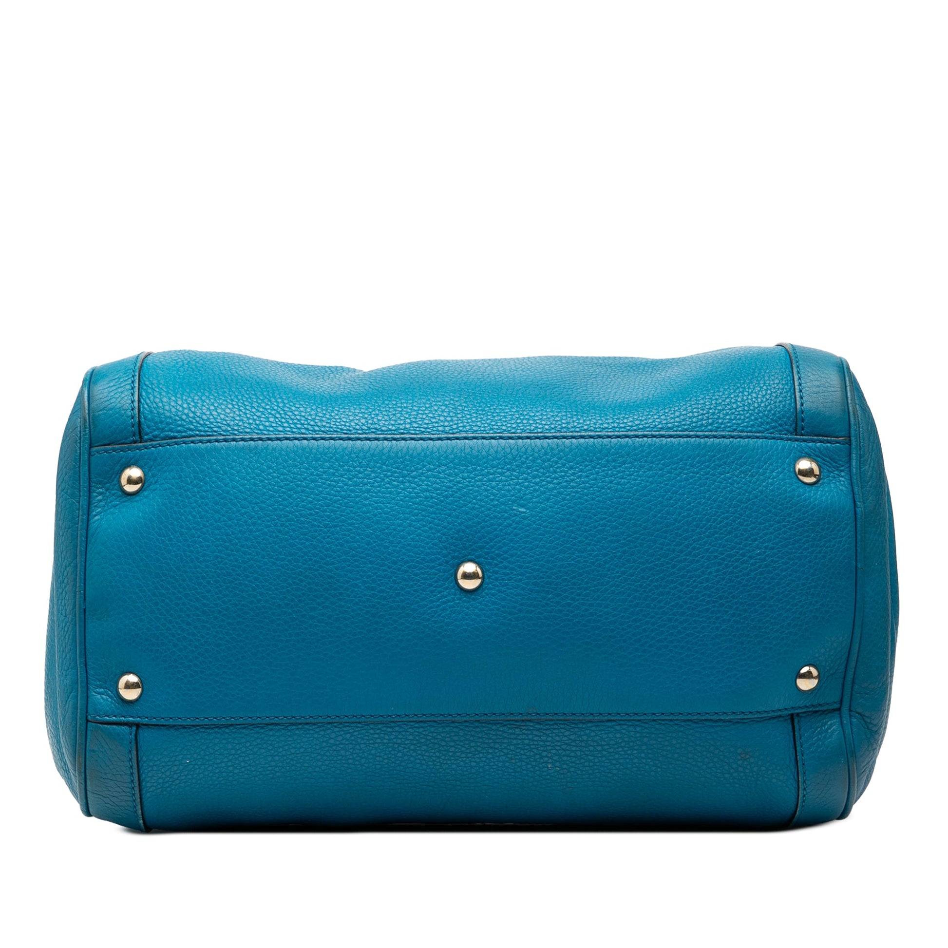 Gucci Medium Pebbled Calfskin Soho Boston Bag