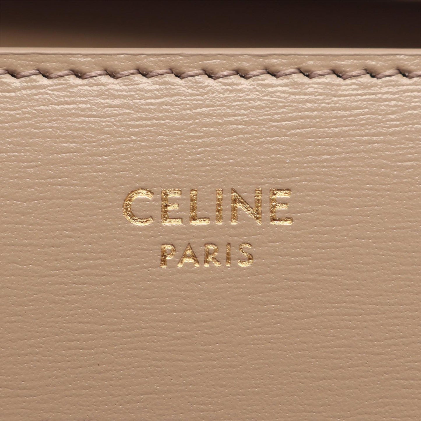Celine Leather Margo Wallet on Chain