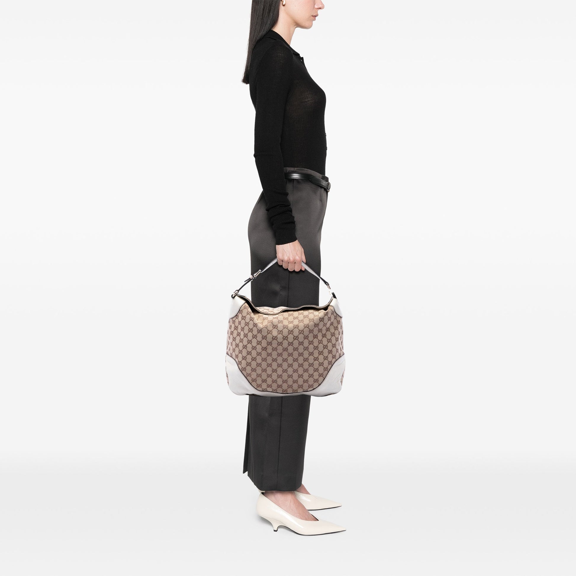 Gucci GG Canvas Charlotte Hobo