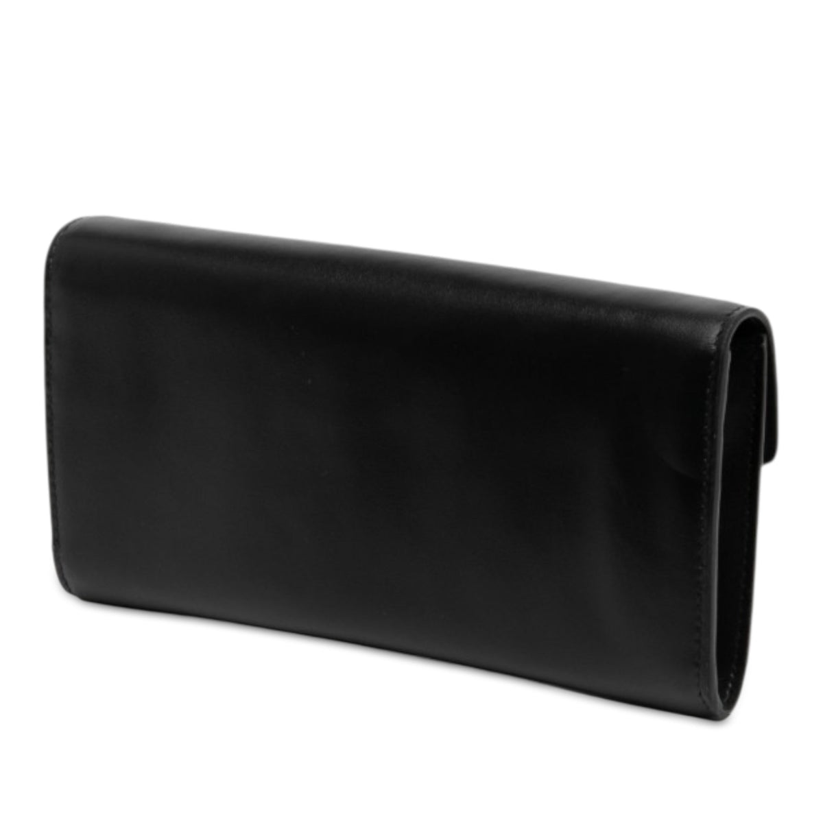 Miu Miu Soft Calf Logo Wallet on Strap — Black