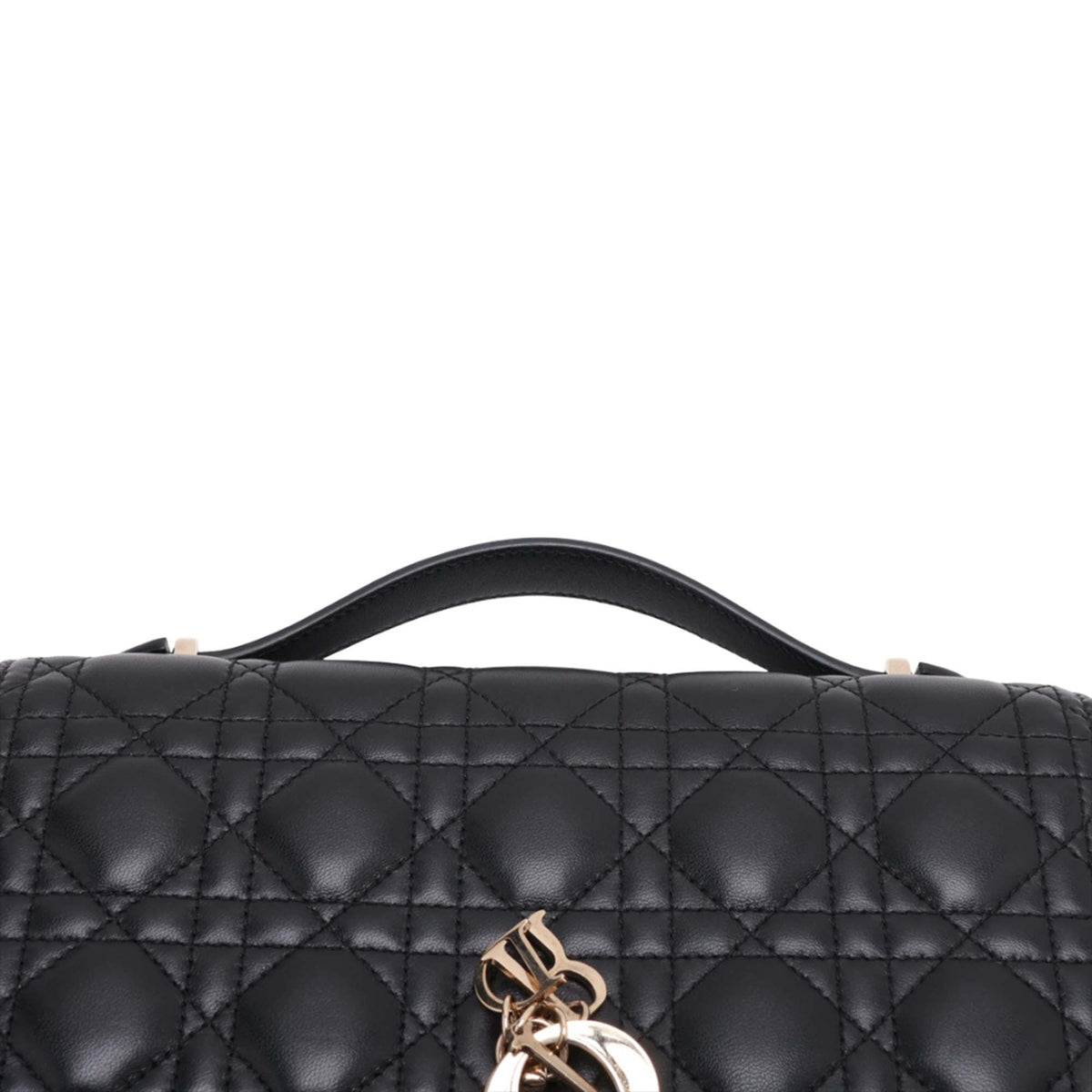 Dior Lambskin Cannage My Dior Top Handle Bag