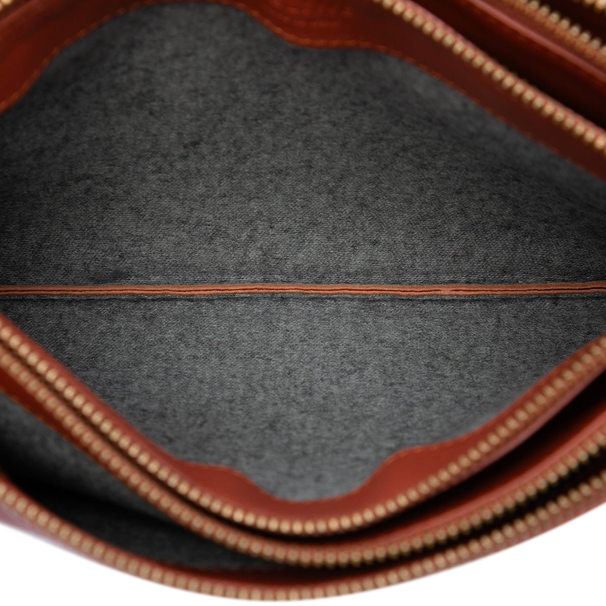 Celine Large Lambskin Trio Crossbody — Red
