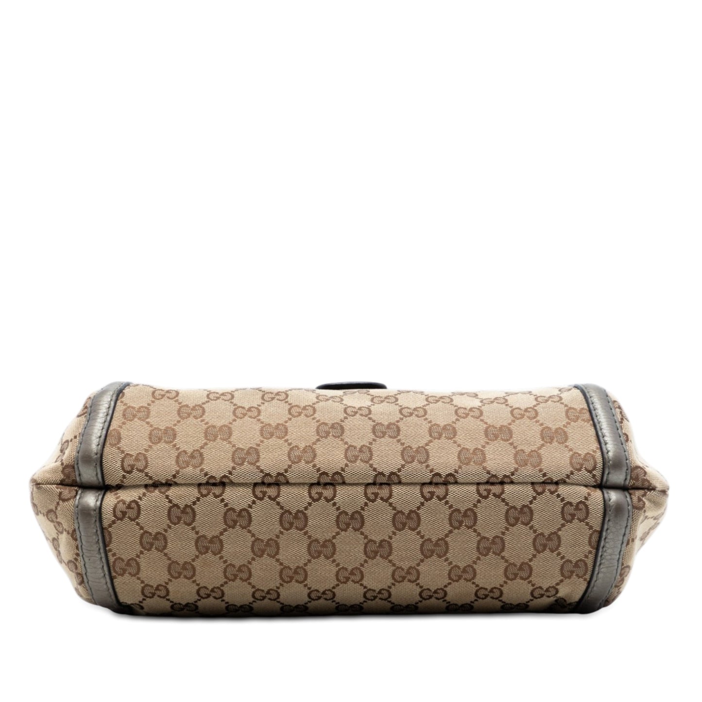 Medium GG Canvas Techno Horsebit Satchel
