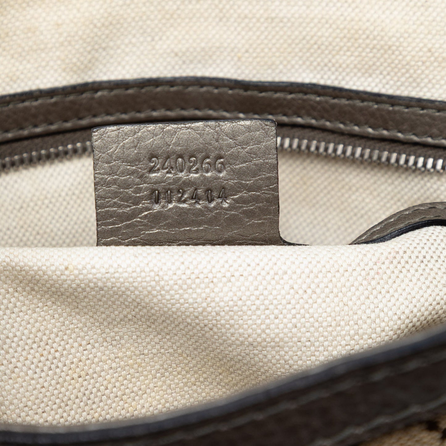Medium GG Canvas Techno Horsebit Satchel