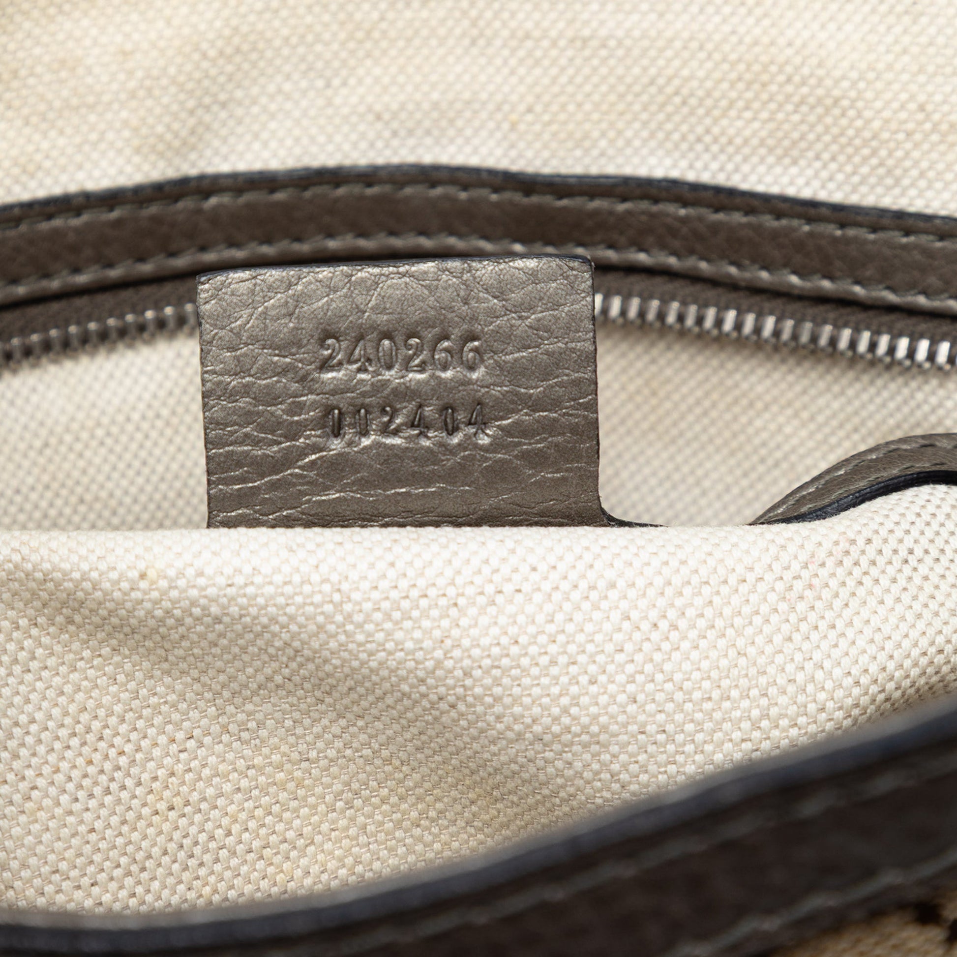 Medium GG Canvas Techno Horsebit Satchel