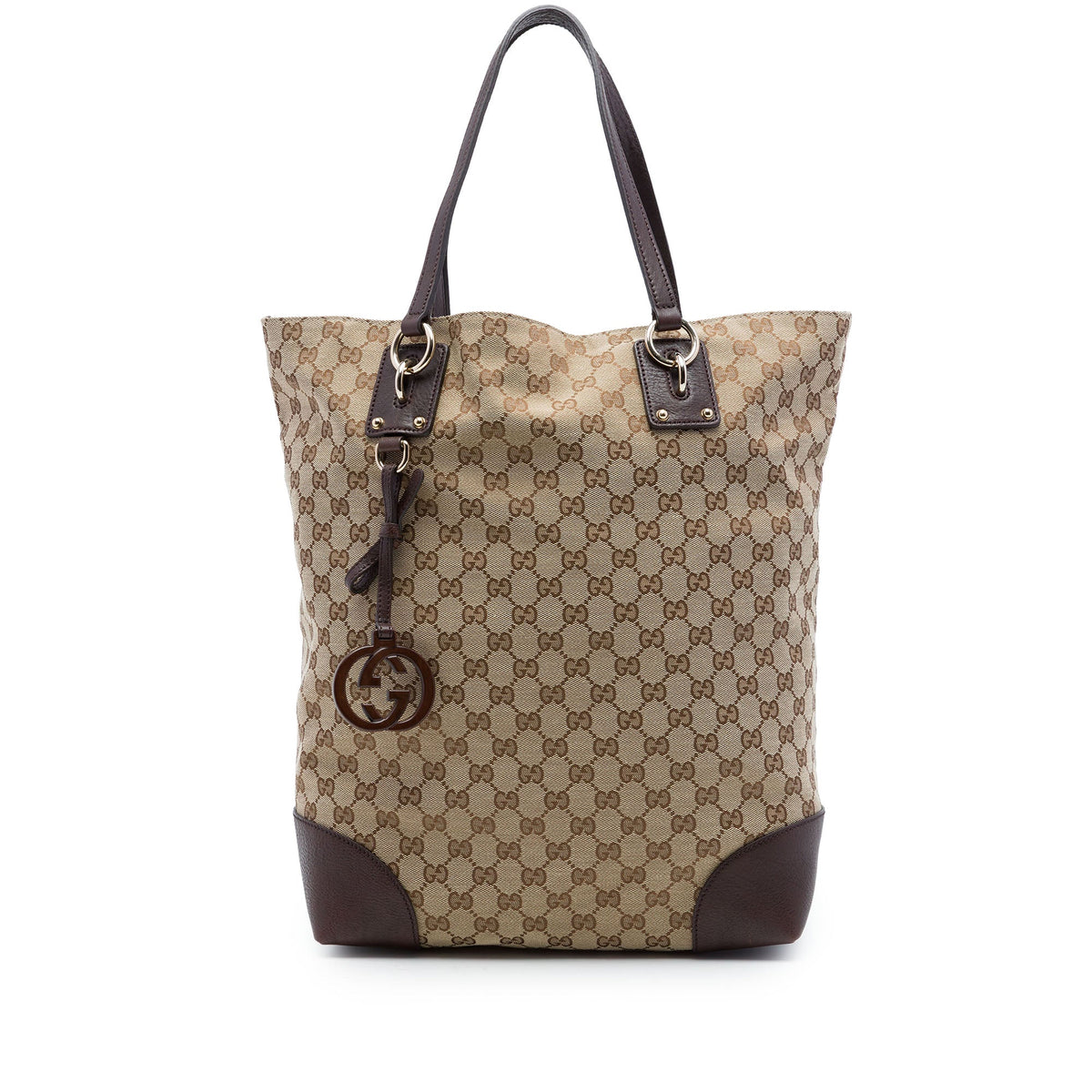 Gucci Large GG Canvas GG Charm Tote