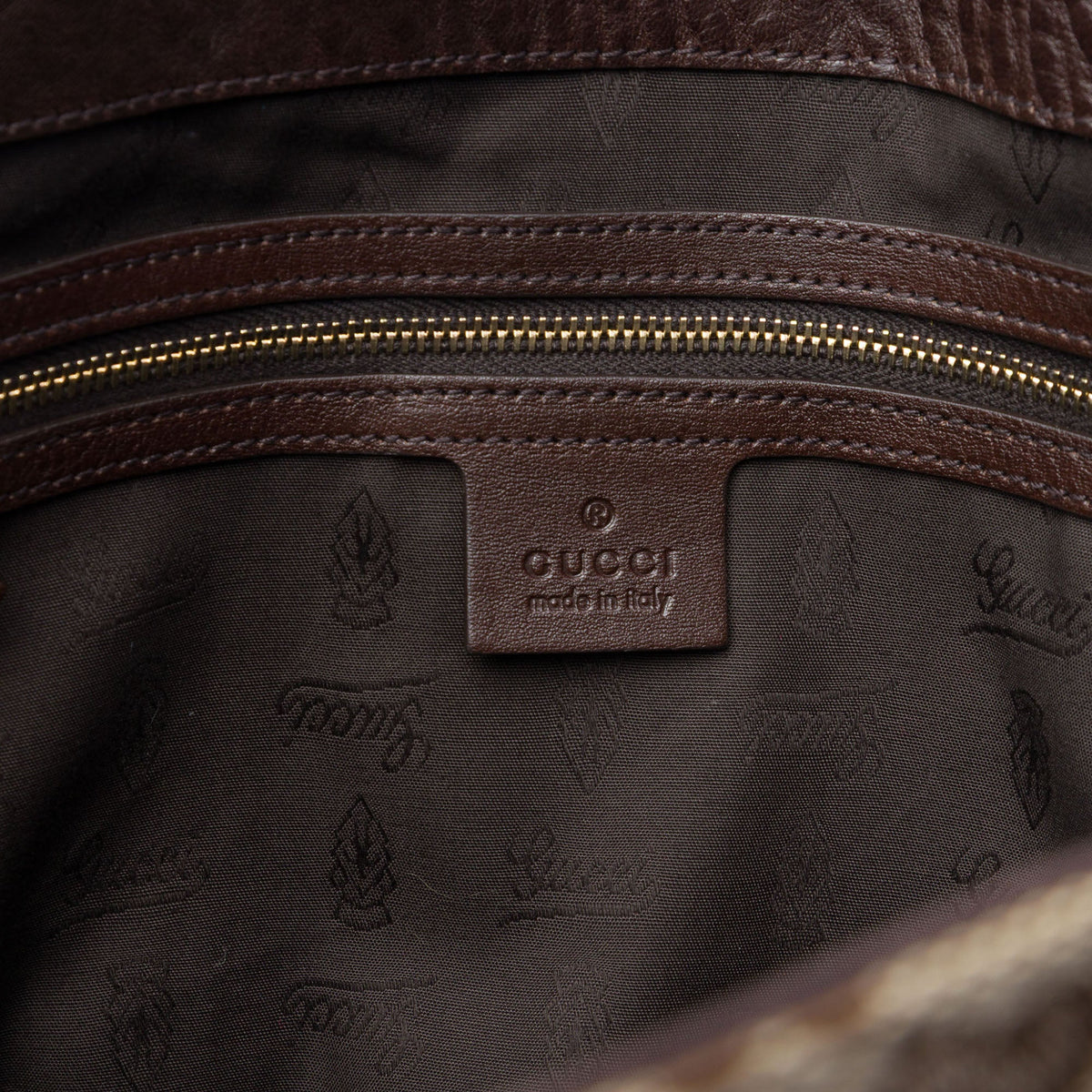 Gucci Large GG Canvas GG Charm Tote