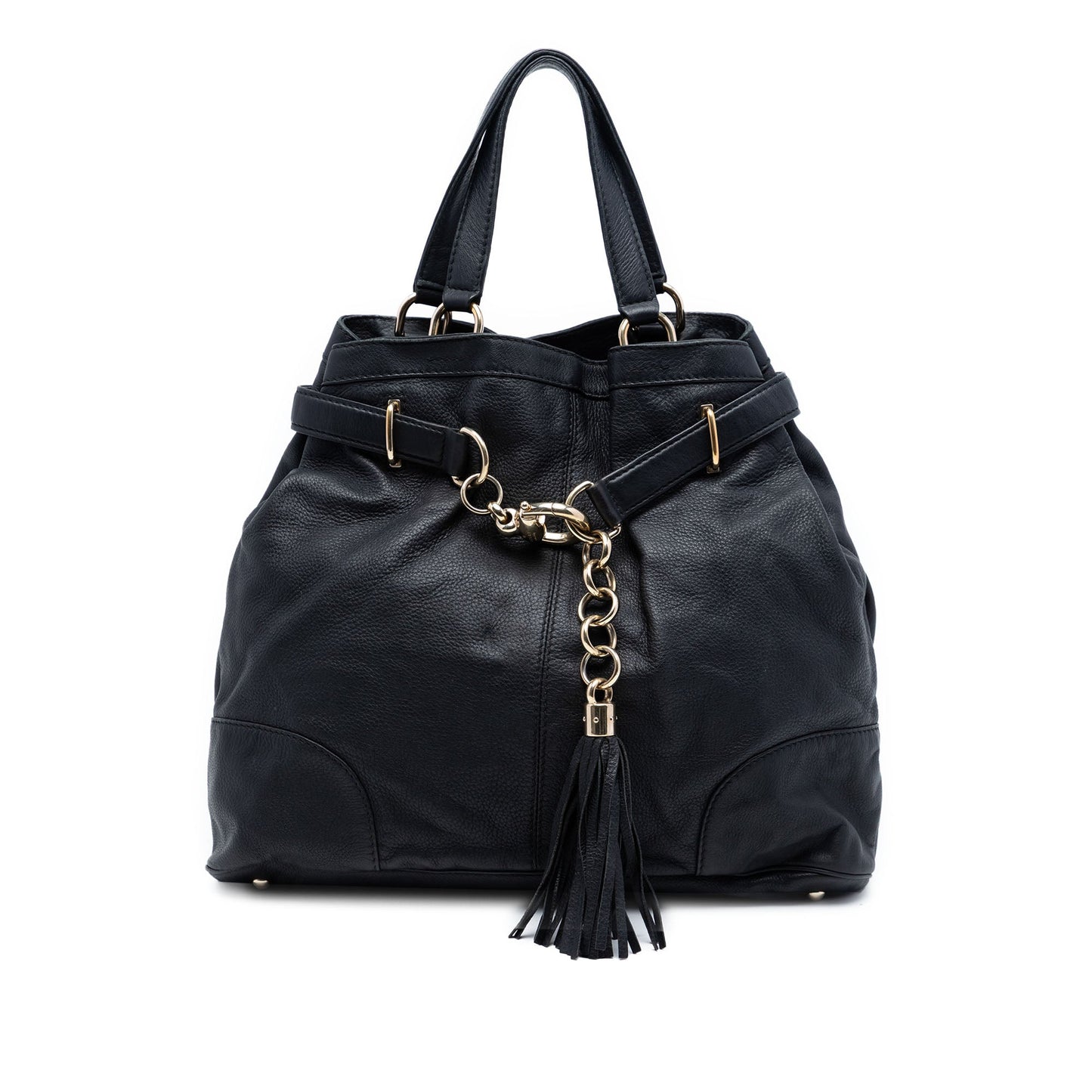 Large Leather Horsebit Sienna Tote