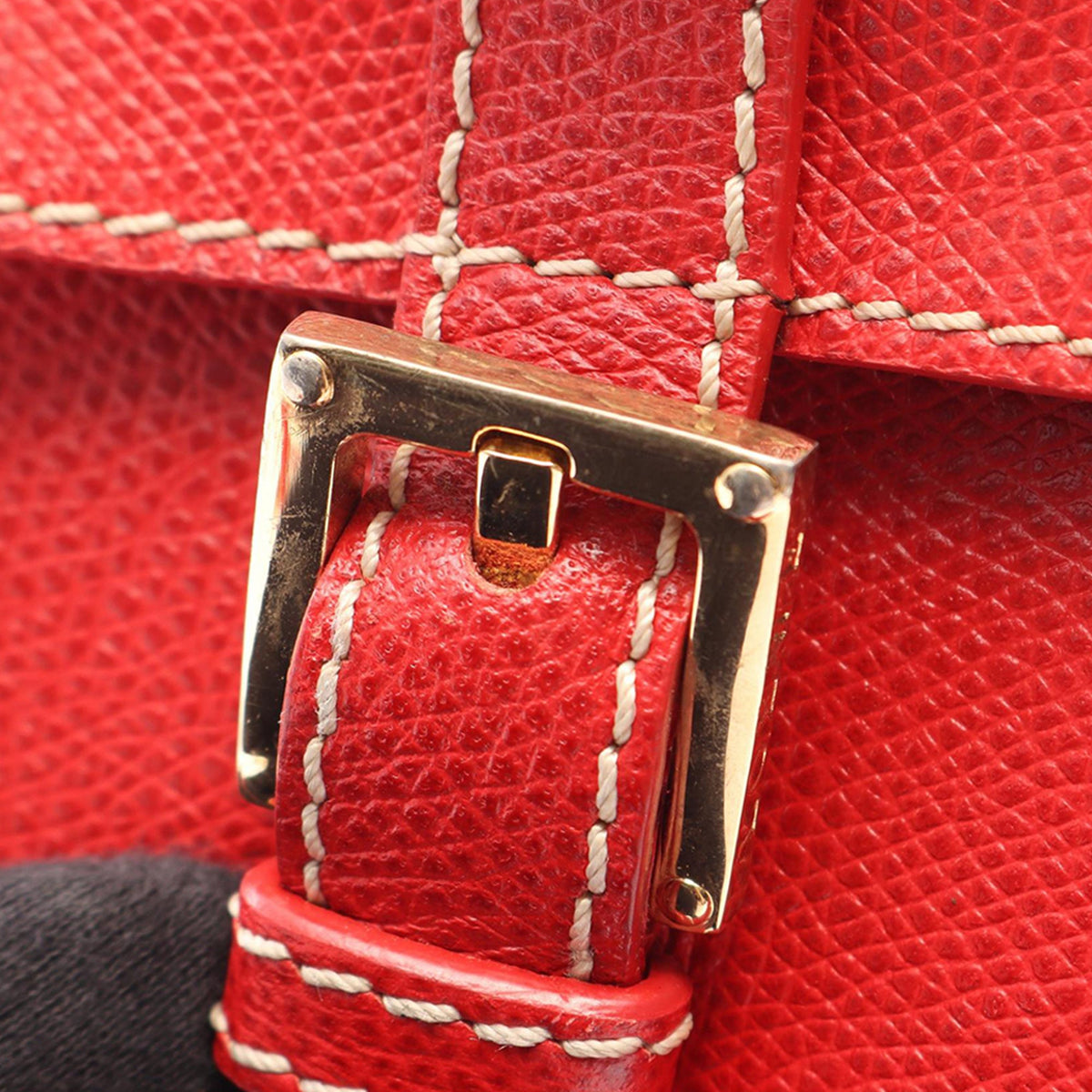 LOEWE Leather Handbag — Red