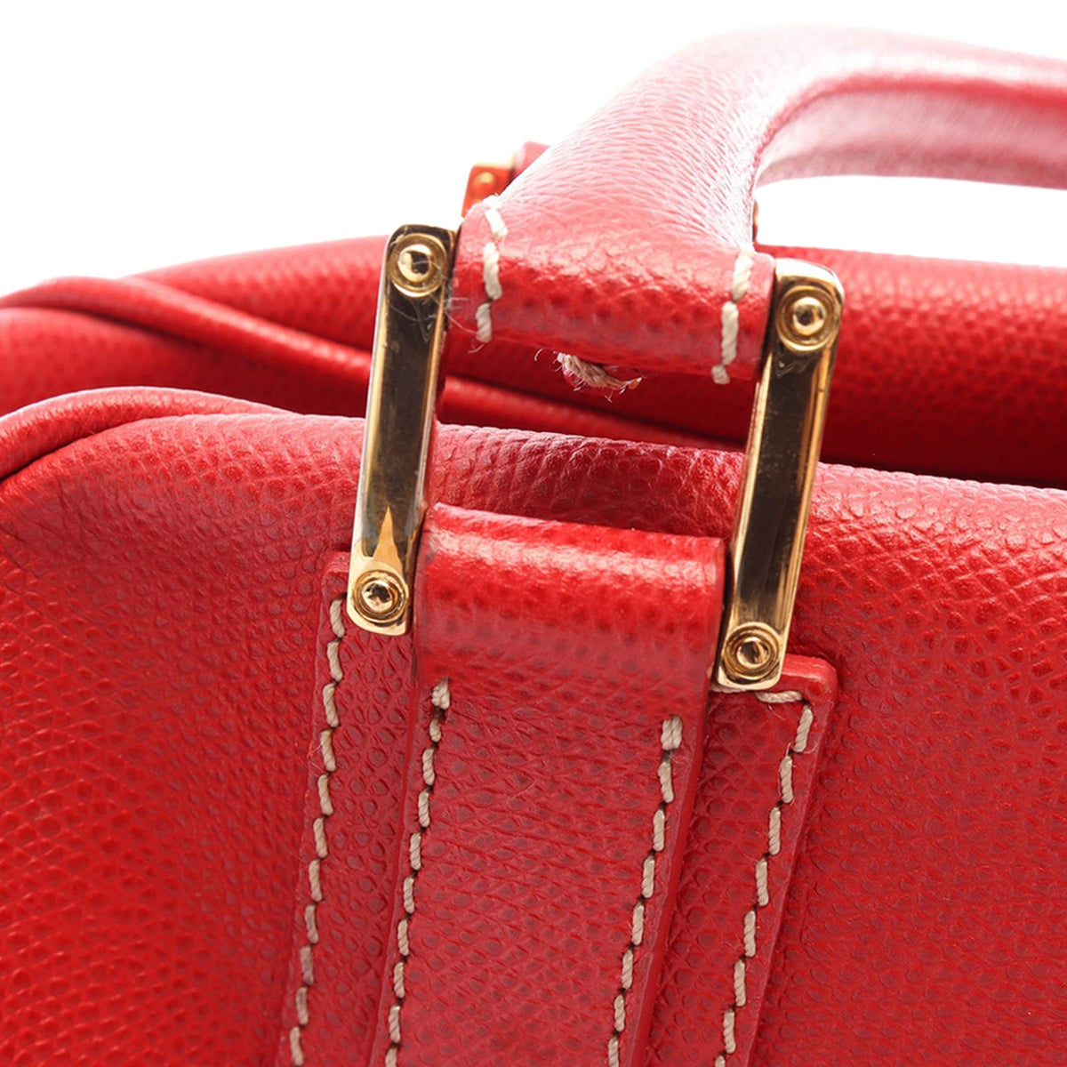 LOEWE Leather Handbag — Red