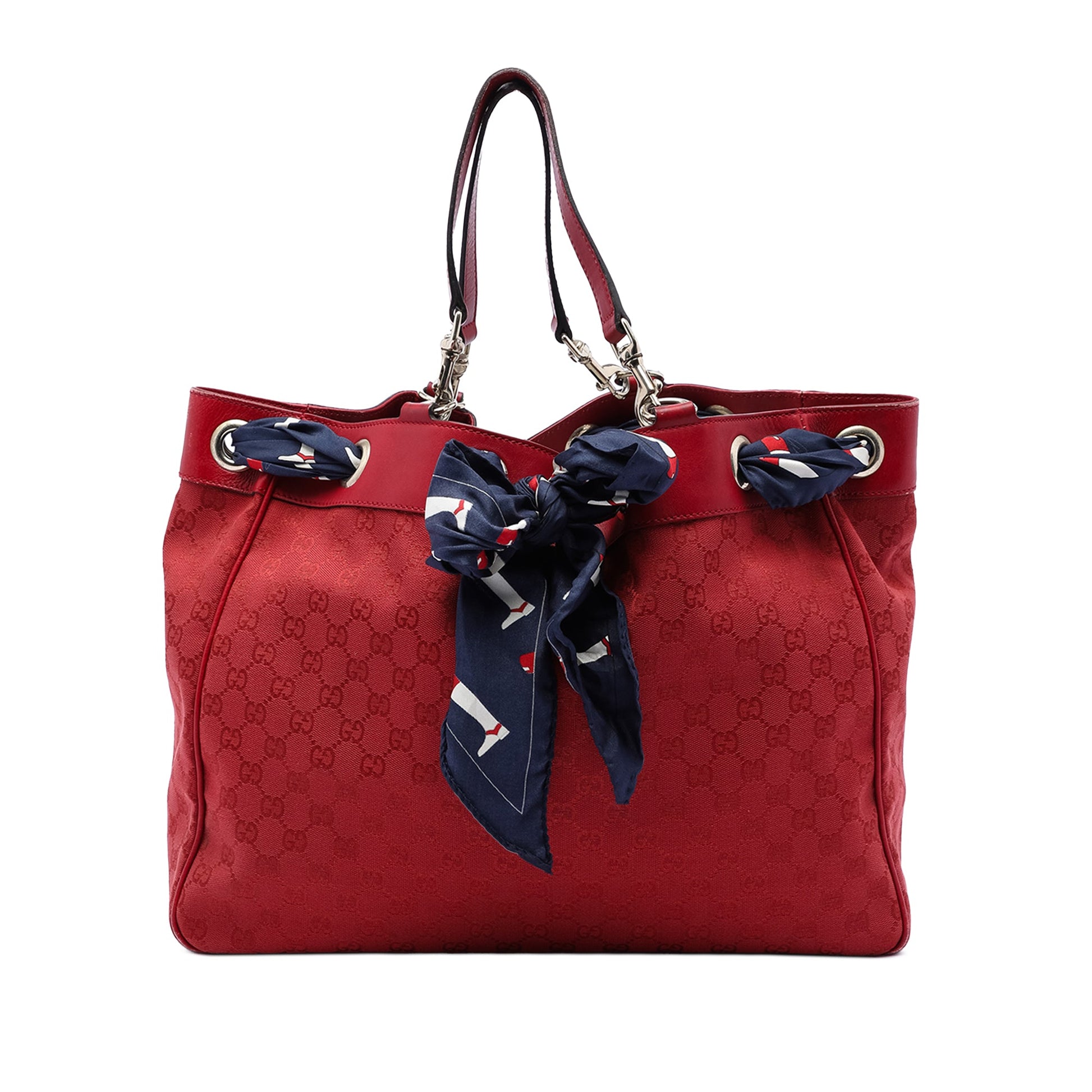 Gucci Large GG Canvas Positano Tote