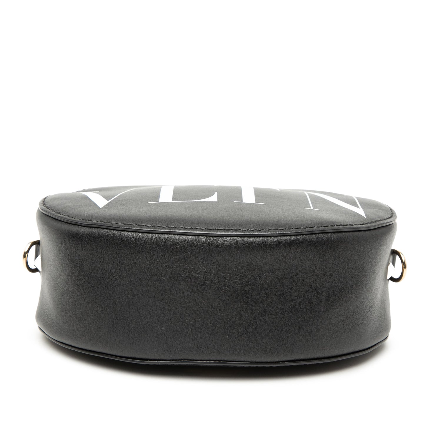 Valentino Calfskin Rockstud VLTN Oval Crossbody