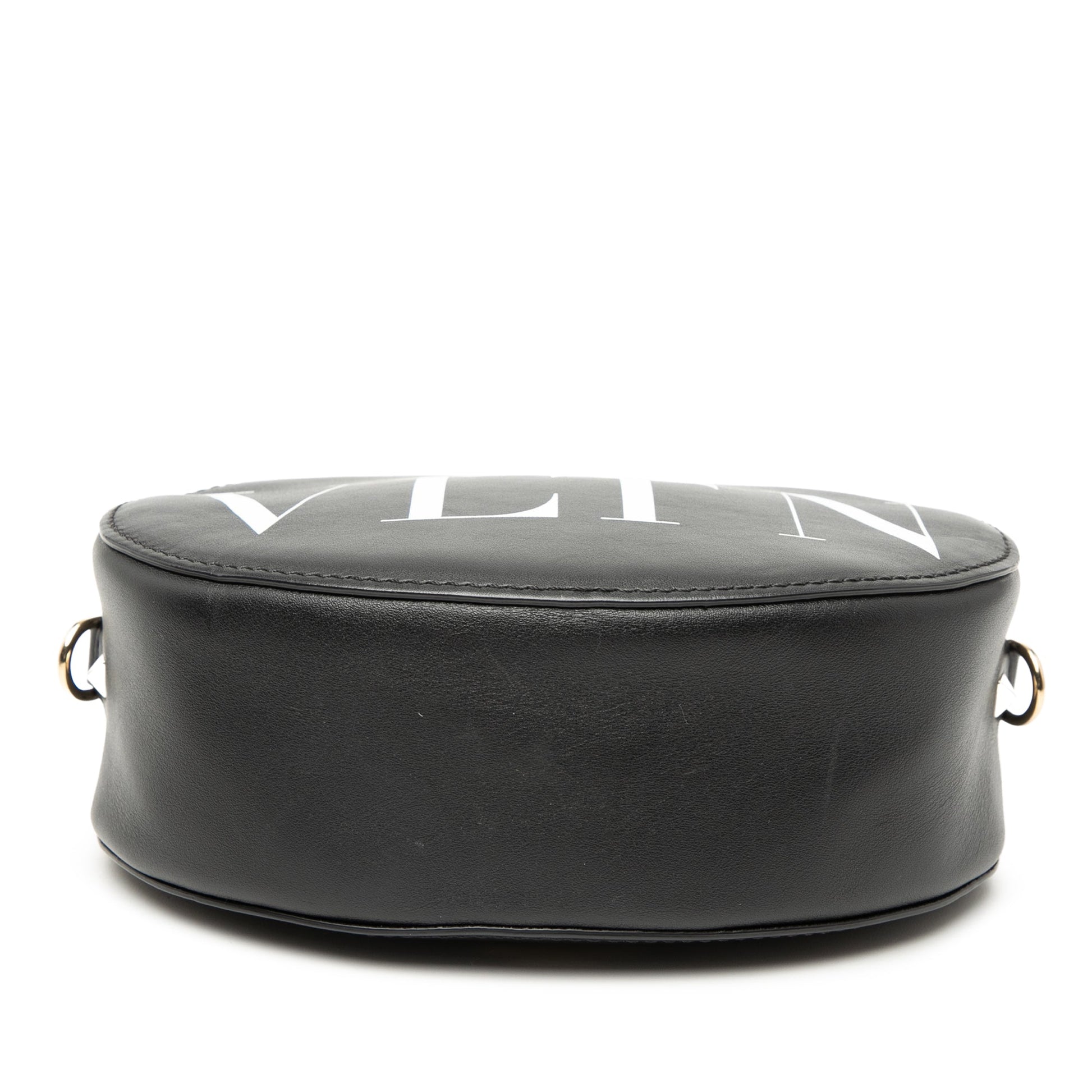 Valentino Calfskin Rockstud VLTN Oval Crossbody