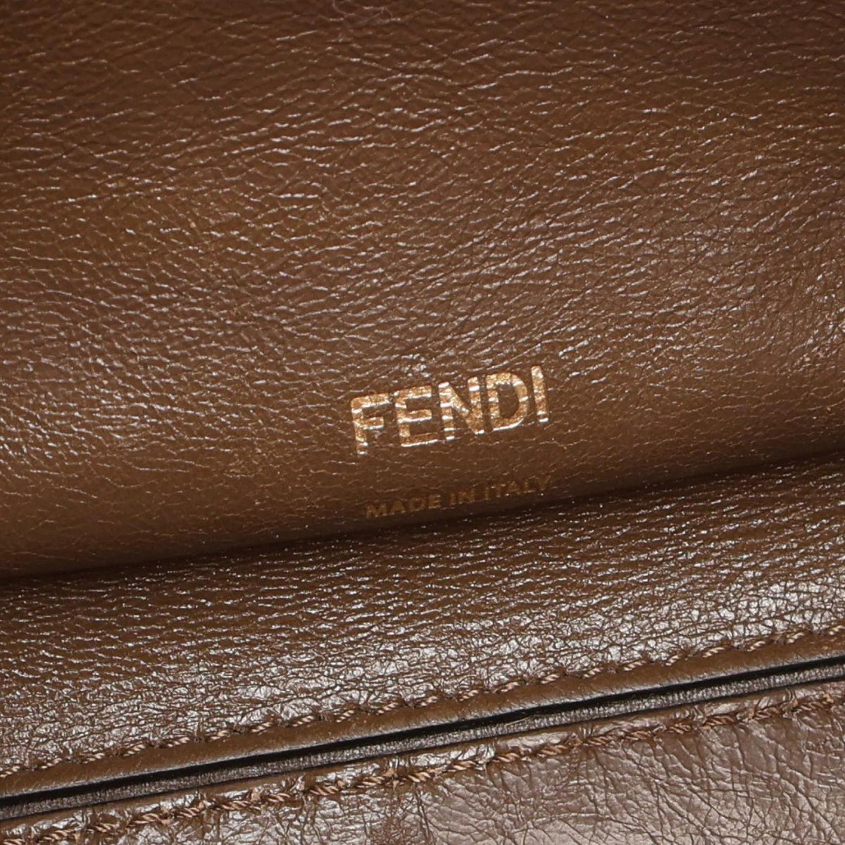 Fendi Medium Perforated Leather Peekaboo X Lite Satchel