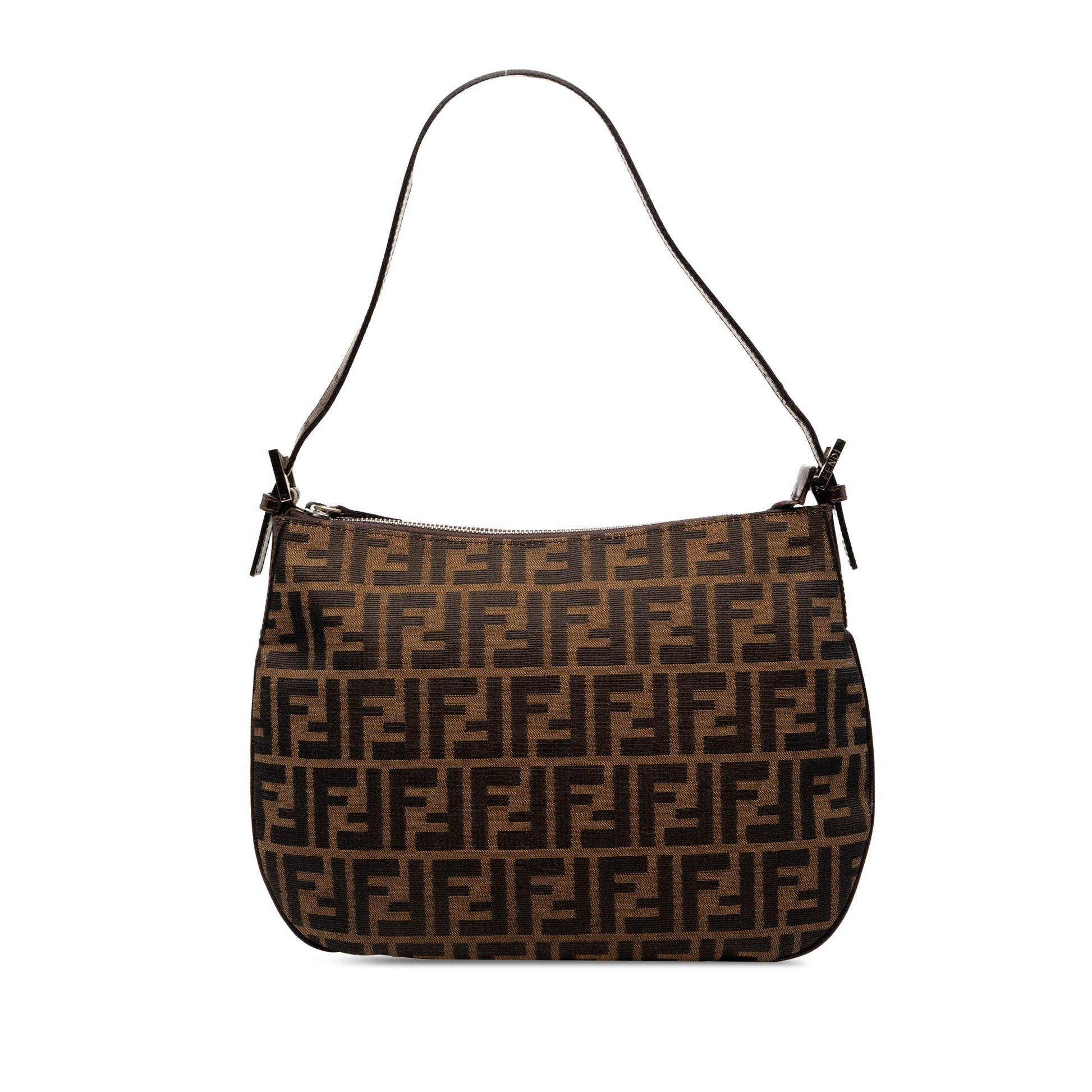 Fendi Zucca Canvas Shoulder Bag